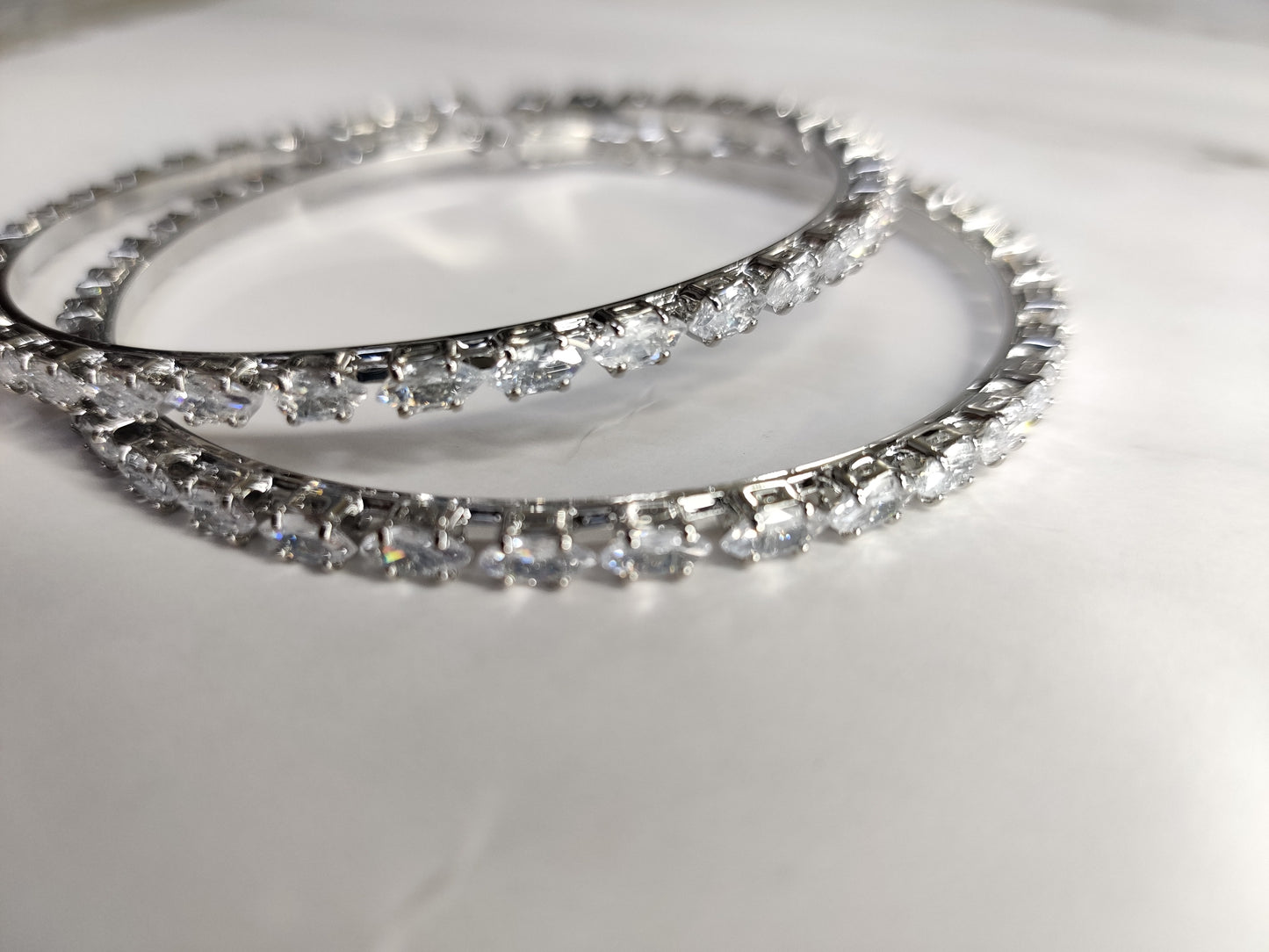 Lily Hoops, Silver