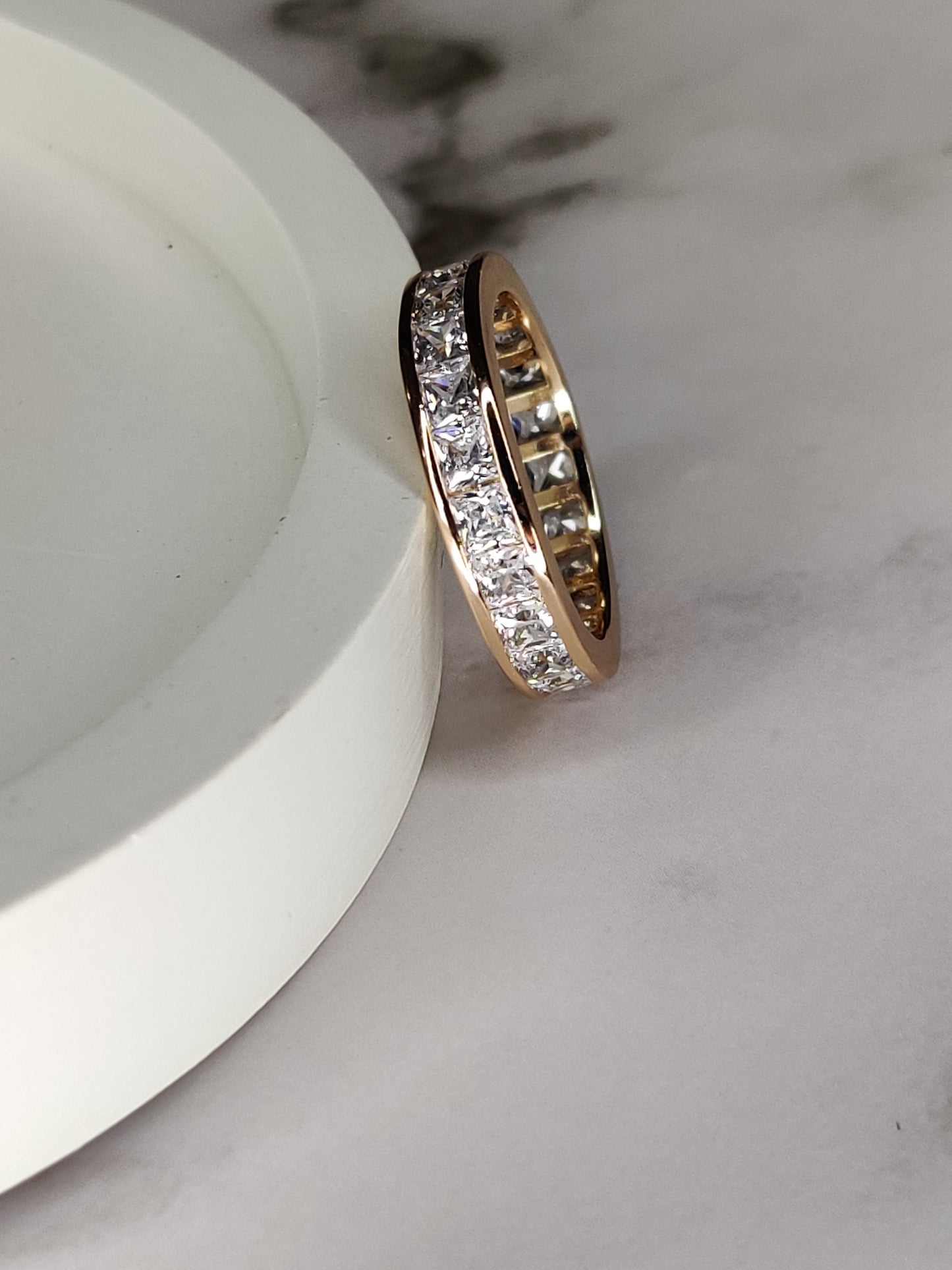 Zircon Band Ring