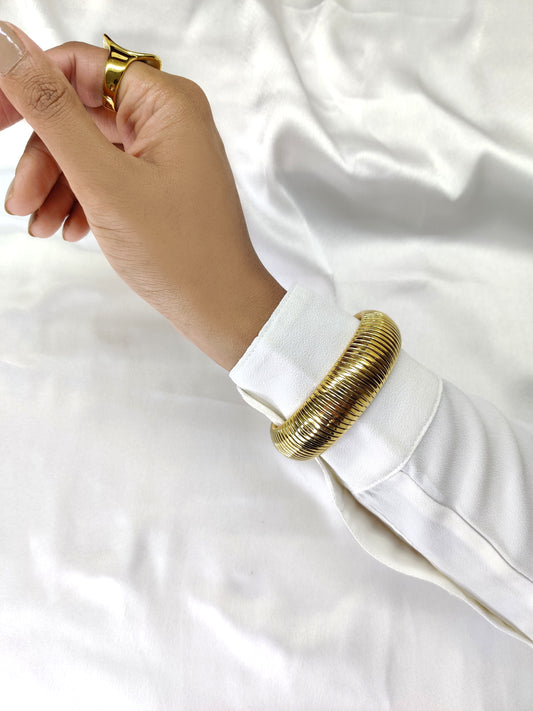 Single Band Bracelet-Gold