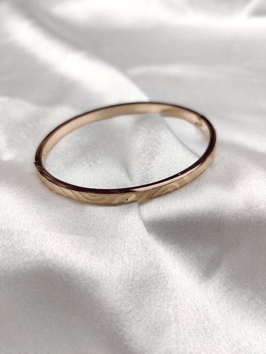 Pattern Bracelet-Rose Gold