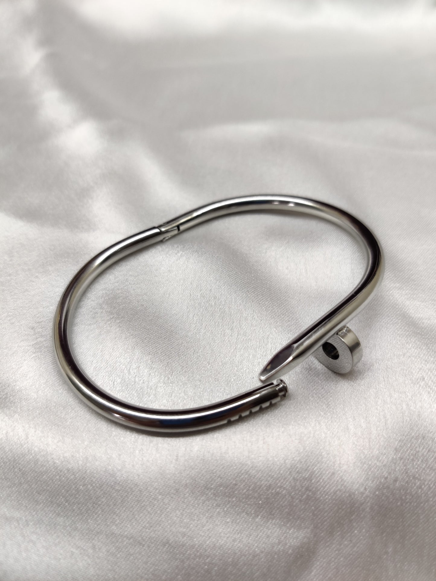 Nail Bracelet-Silver