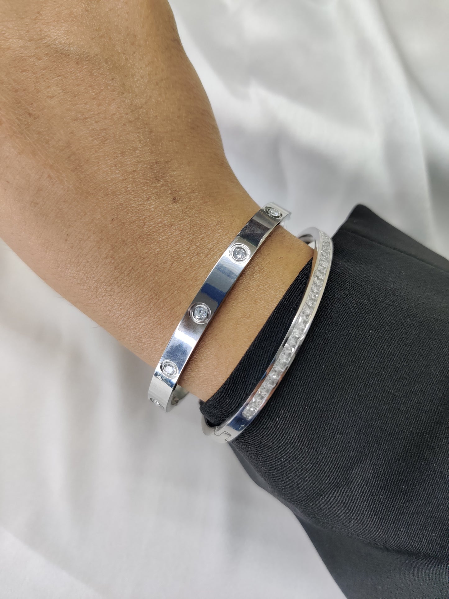 Stones Bracelet-Silver