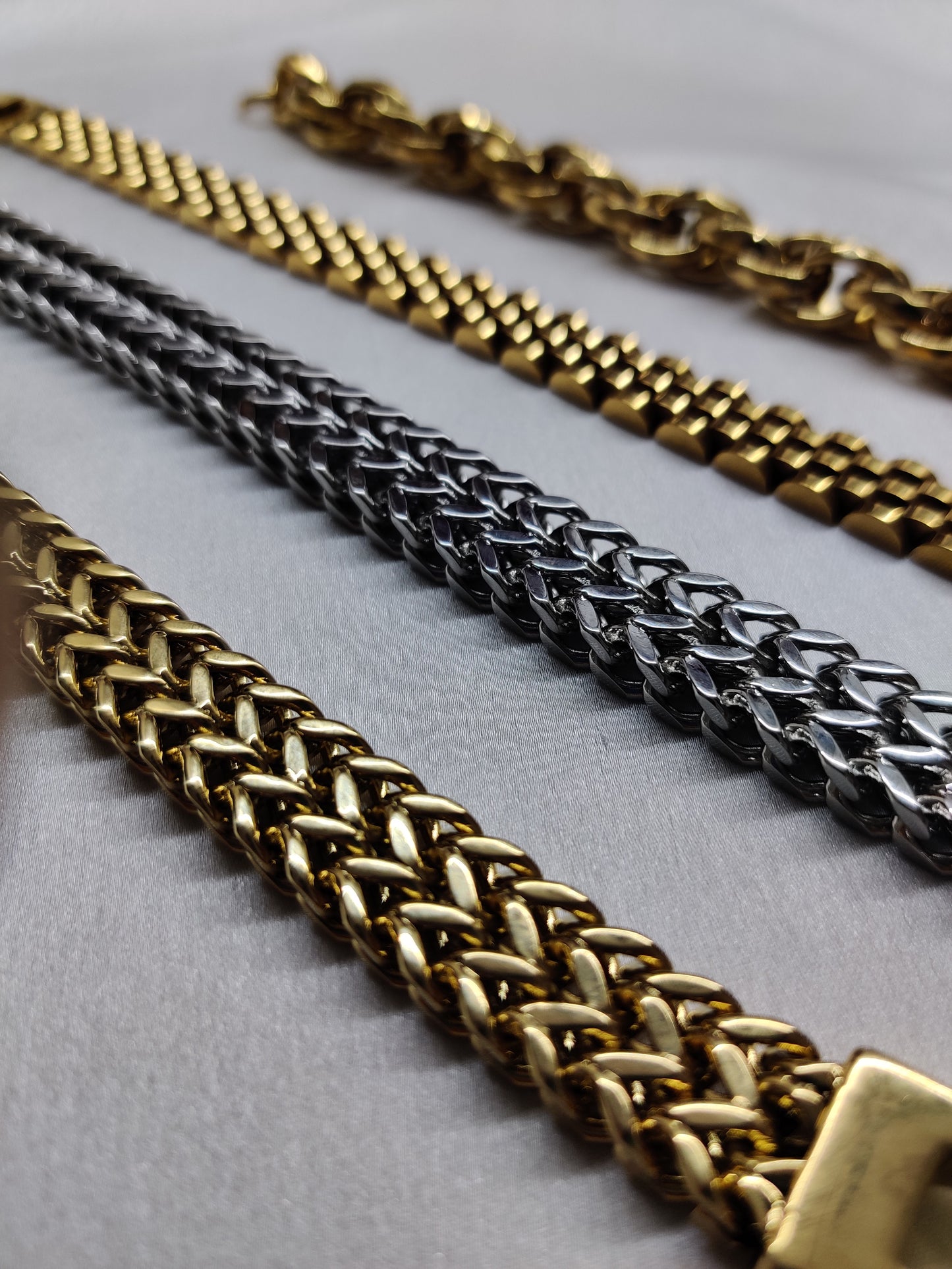 Double Link Bracelet-Gold