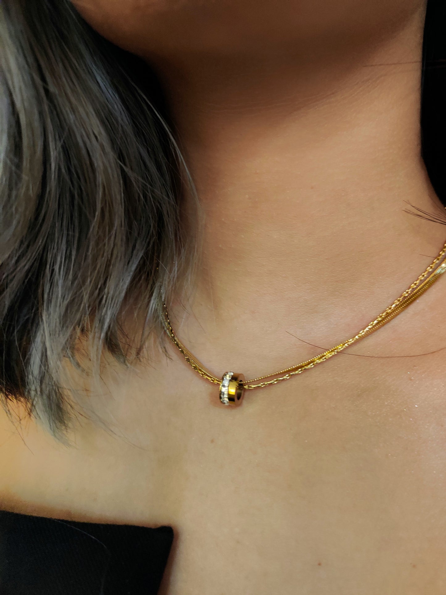 Wheel Pendant Necklace