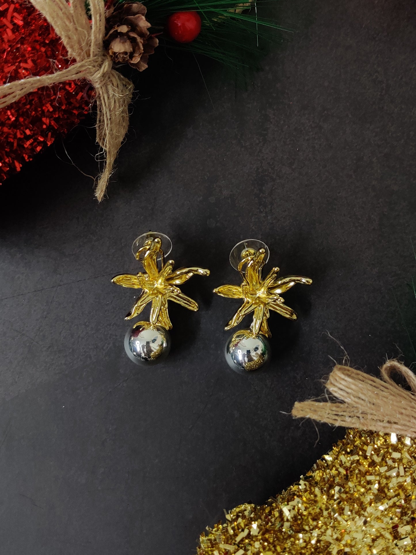 Luca Coral Earrings