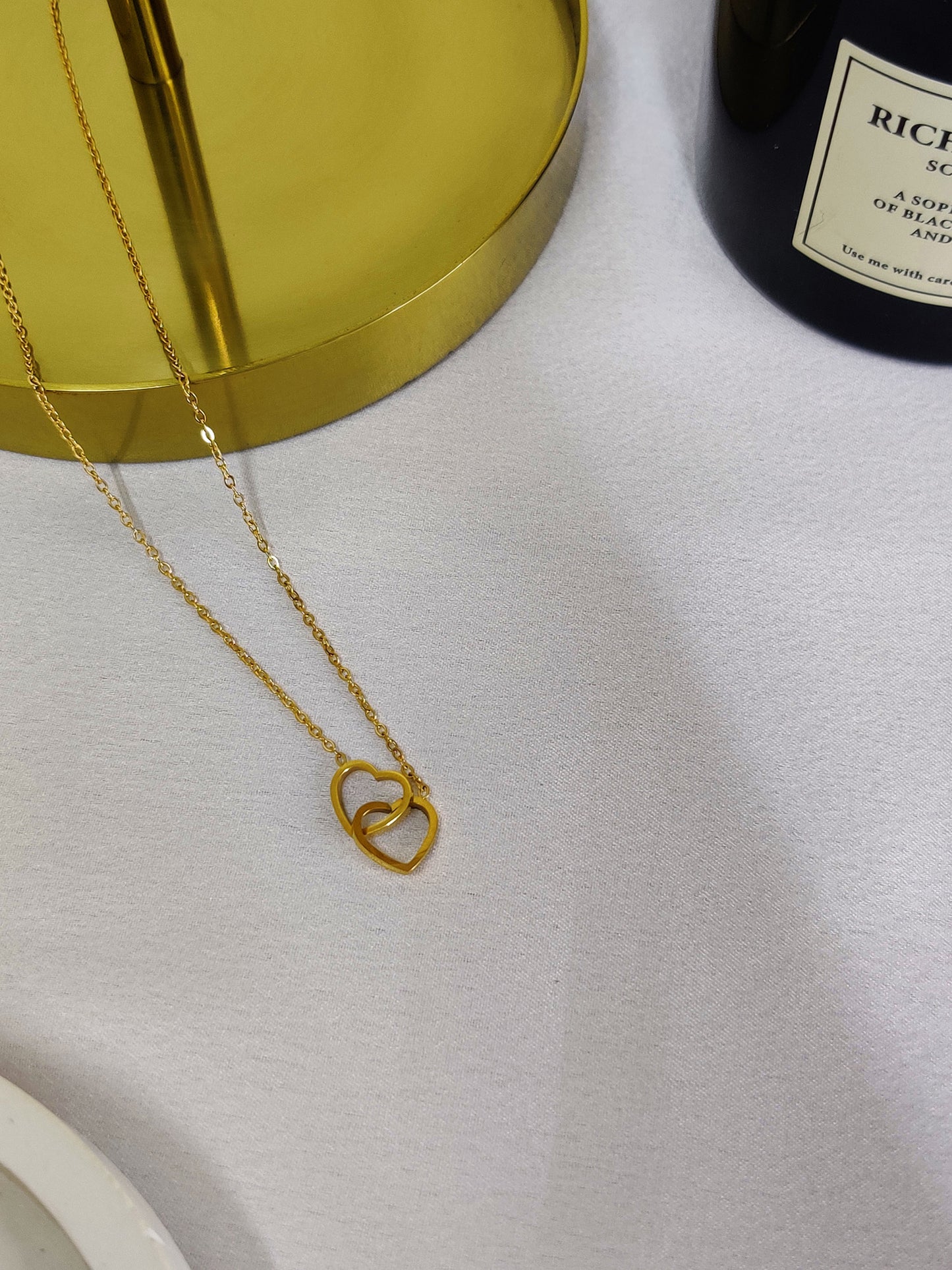 Double Heart Necklace