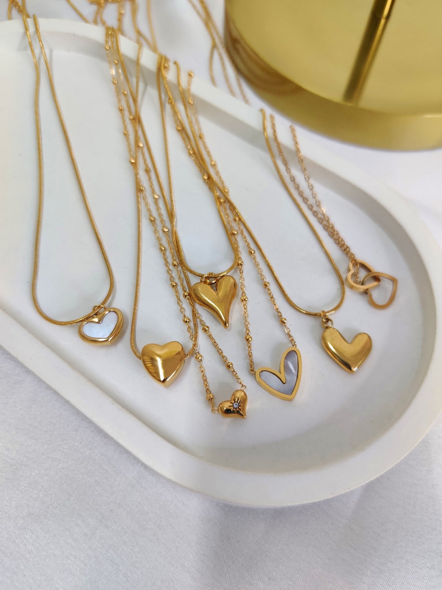 Double Heart Necklace