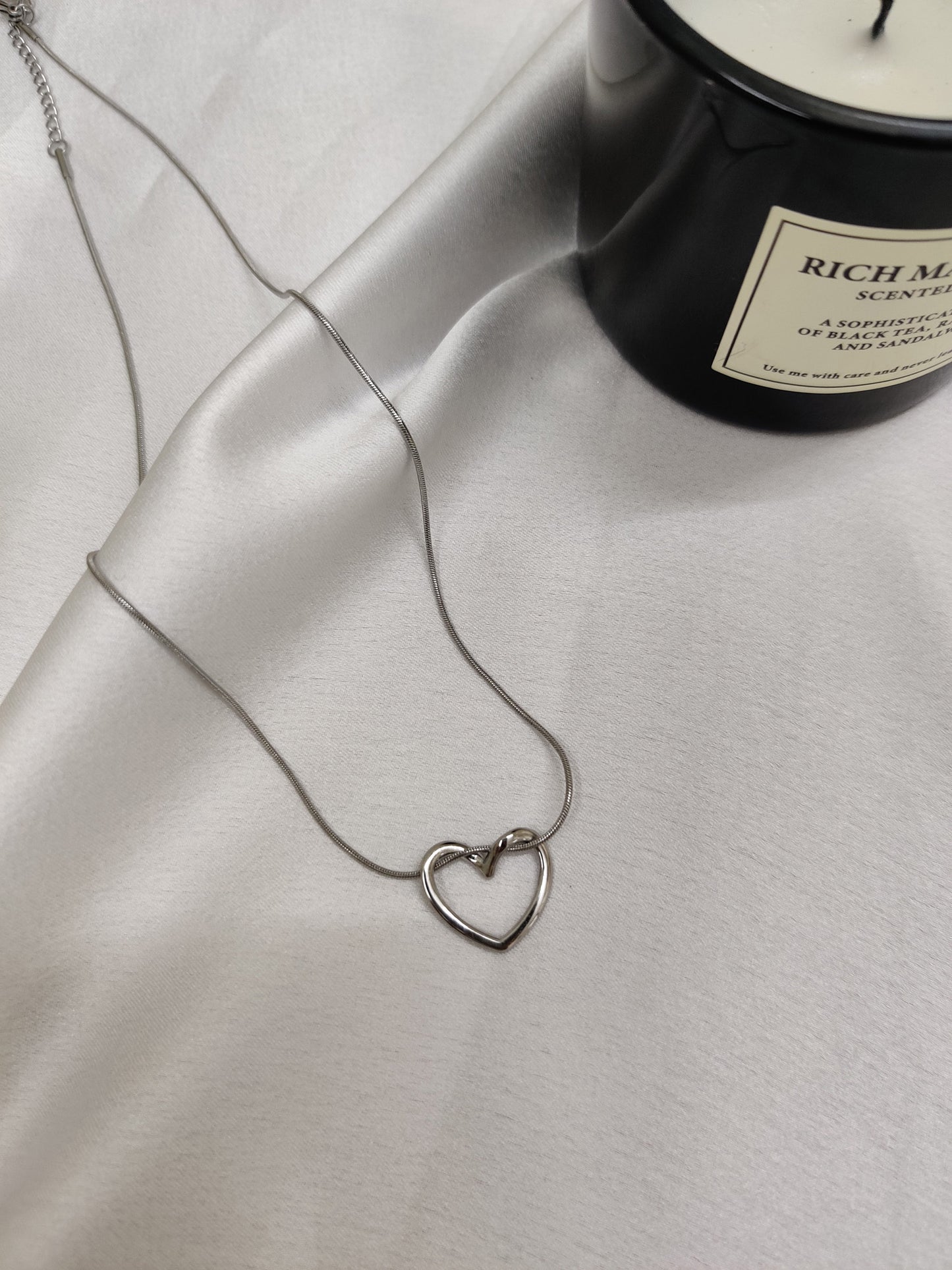Teo Necklace -Silver