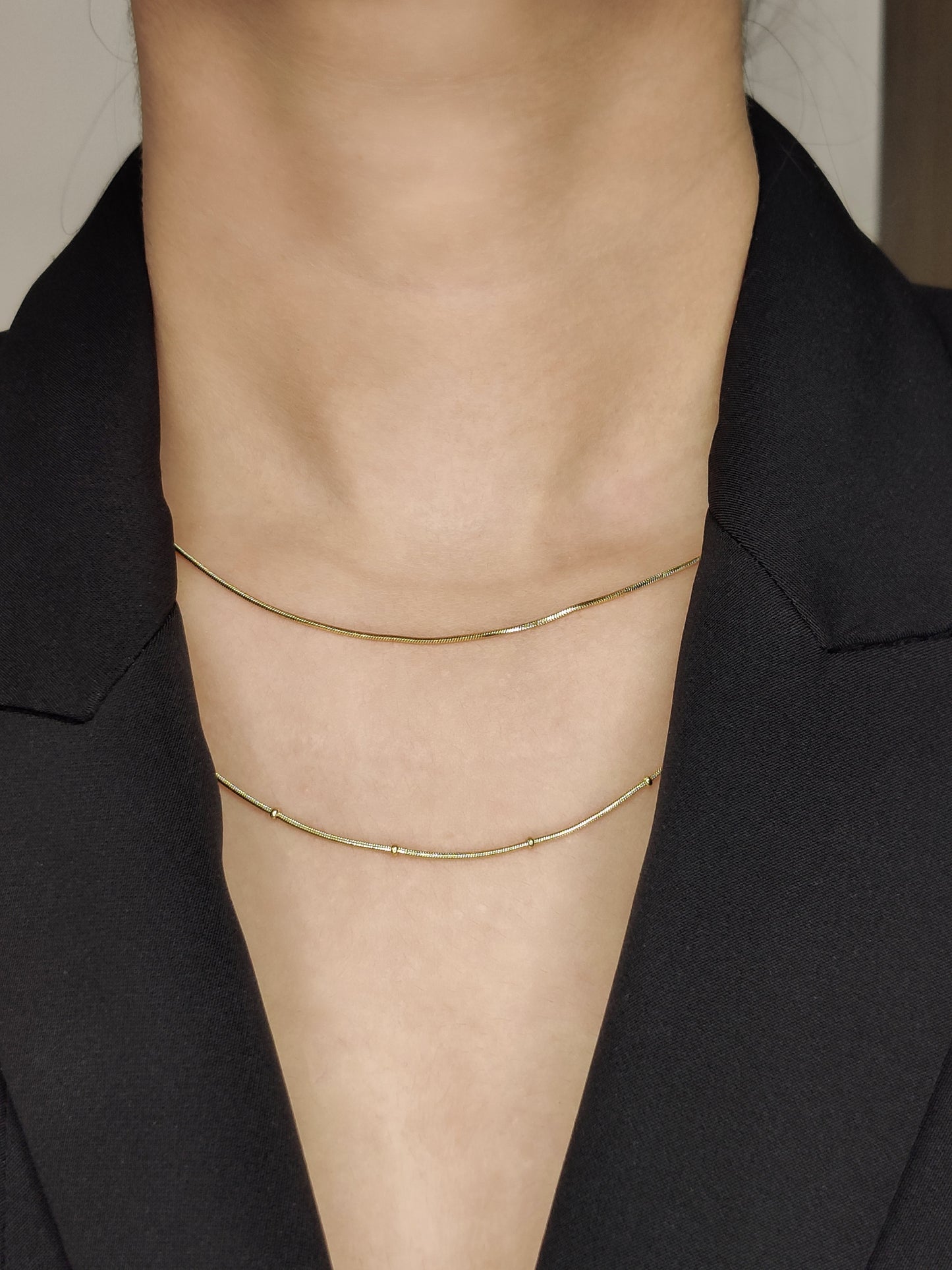 Bead Layered Necklace