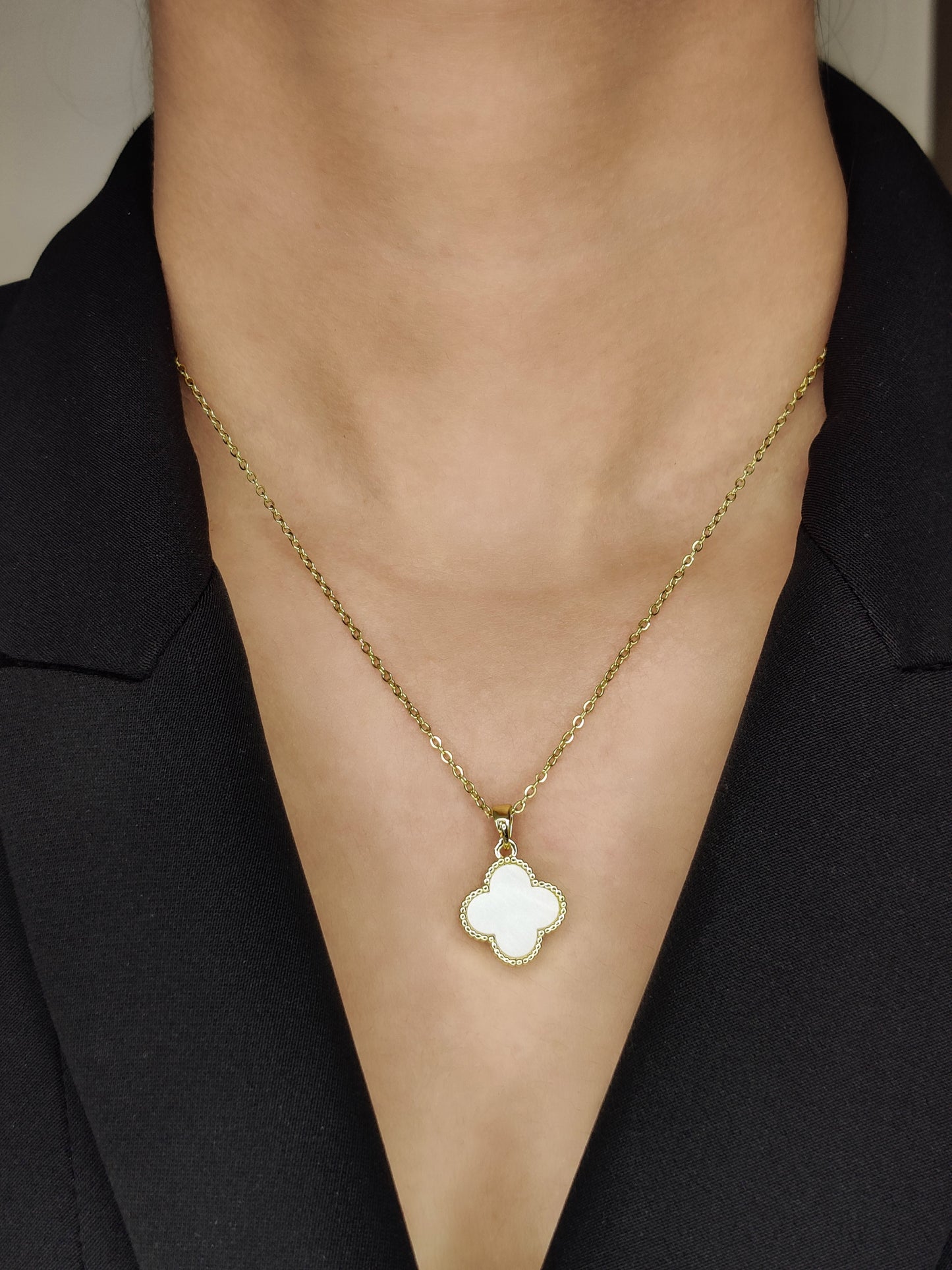 Clover Double Sided Necklace