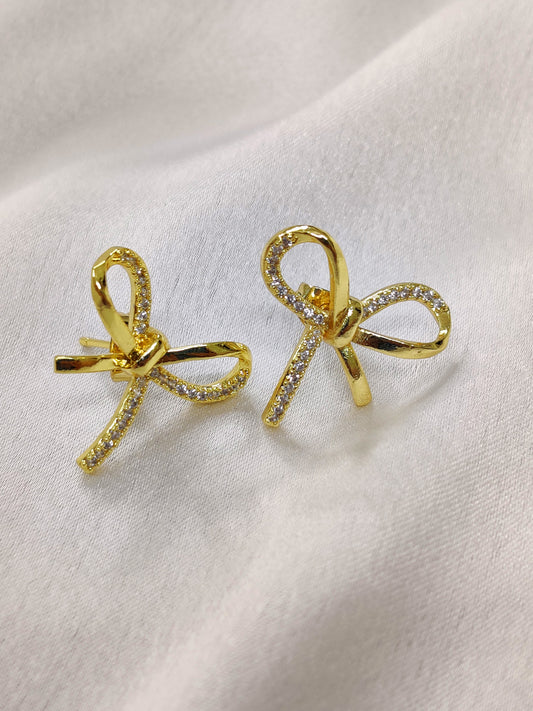 Thin Bow Earrings