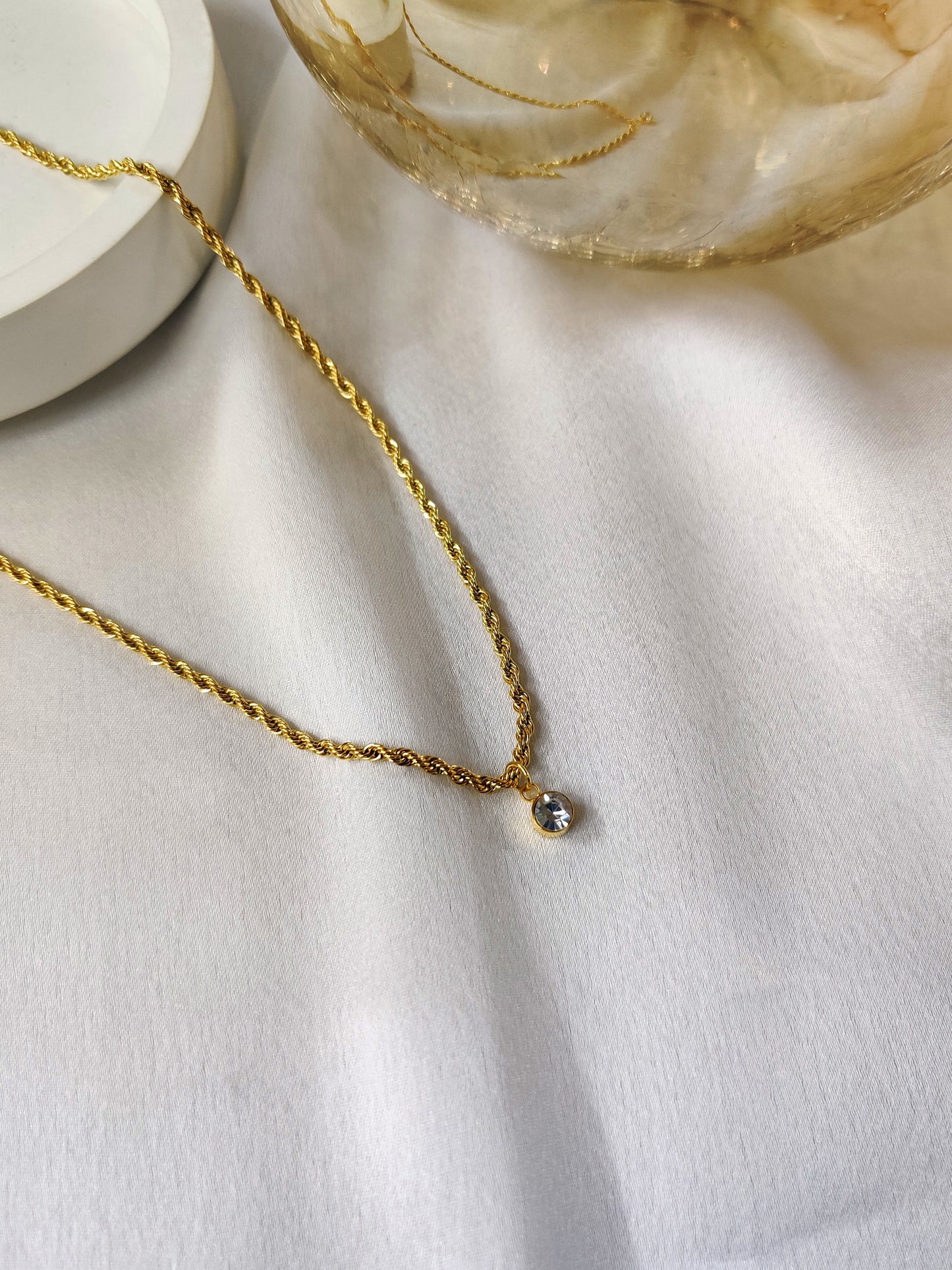 Stone Knot Necklace