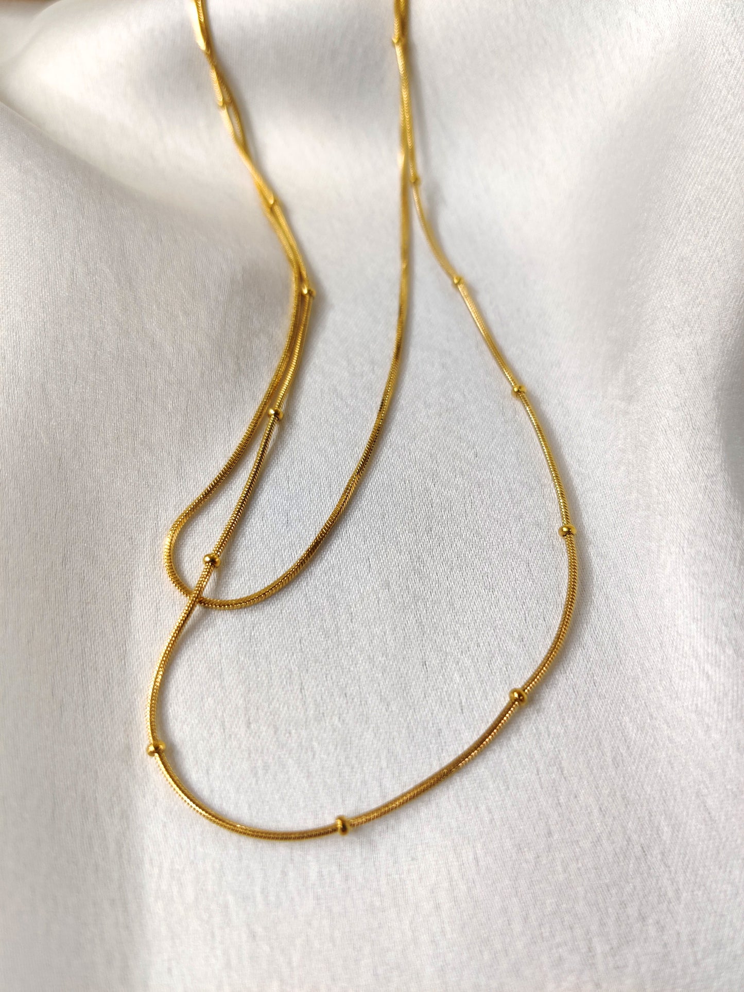 Bead Layered Necklace