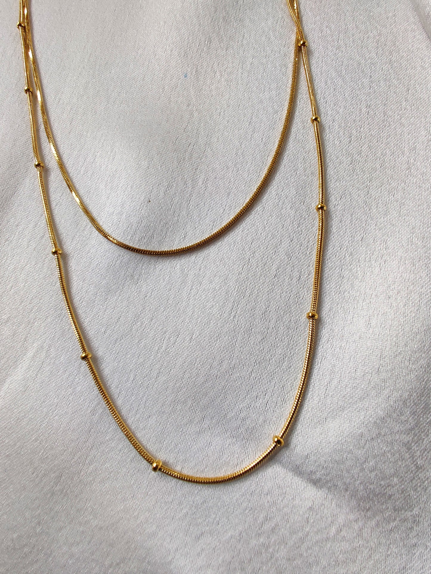 Bead Layered Necklace