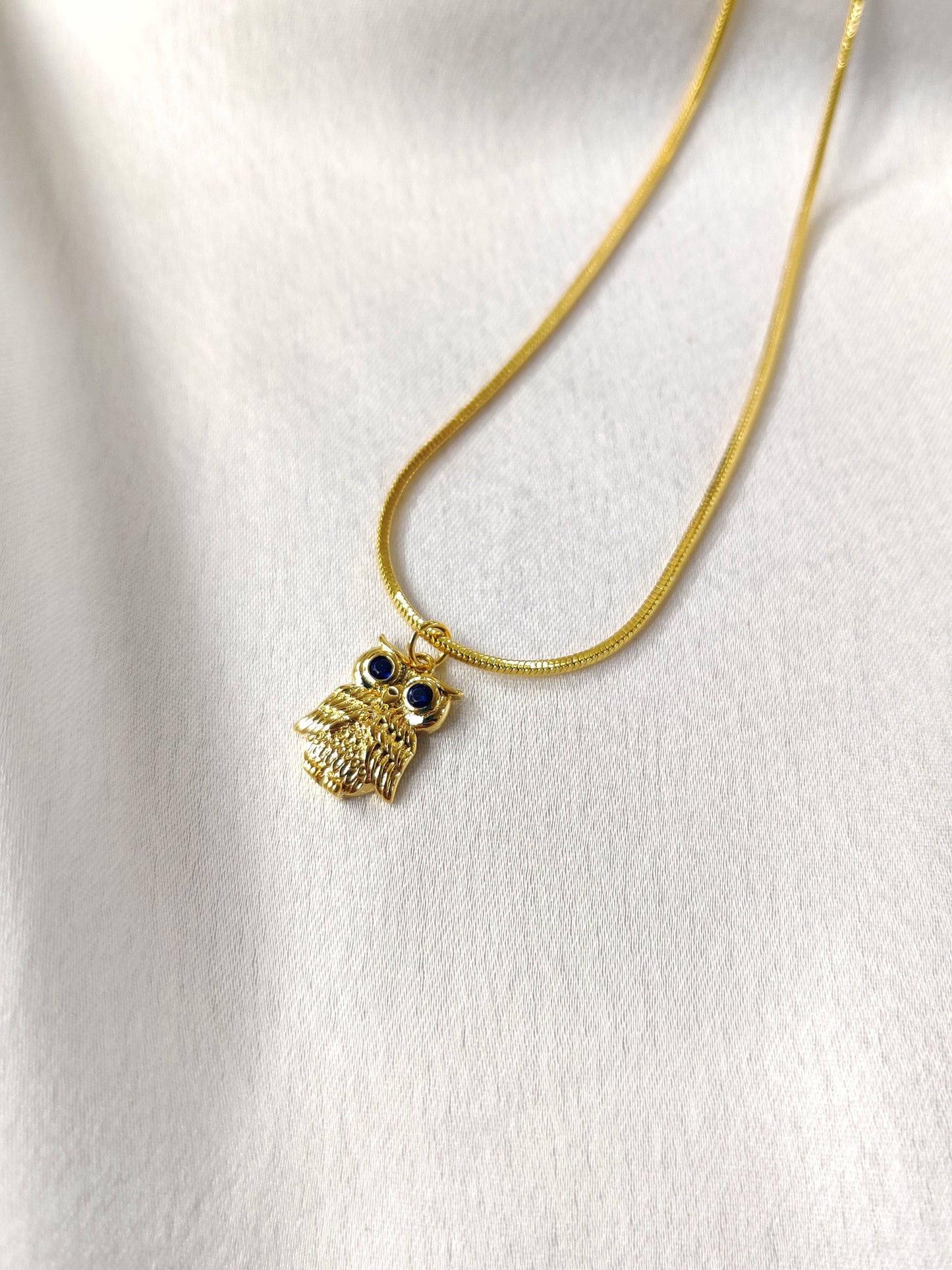 Owl Necklace- Gold