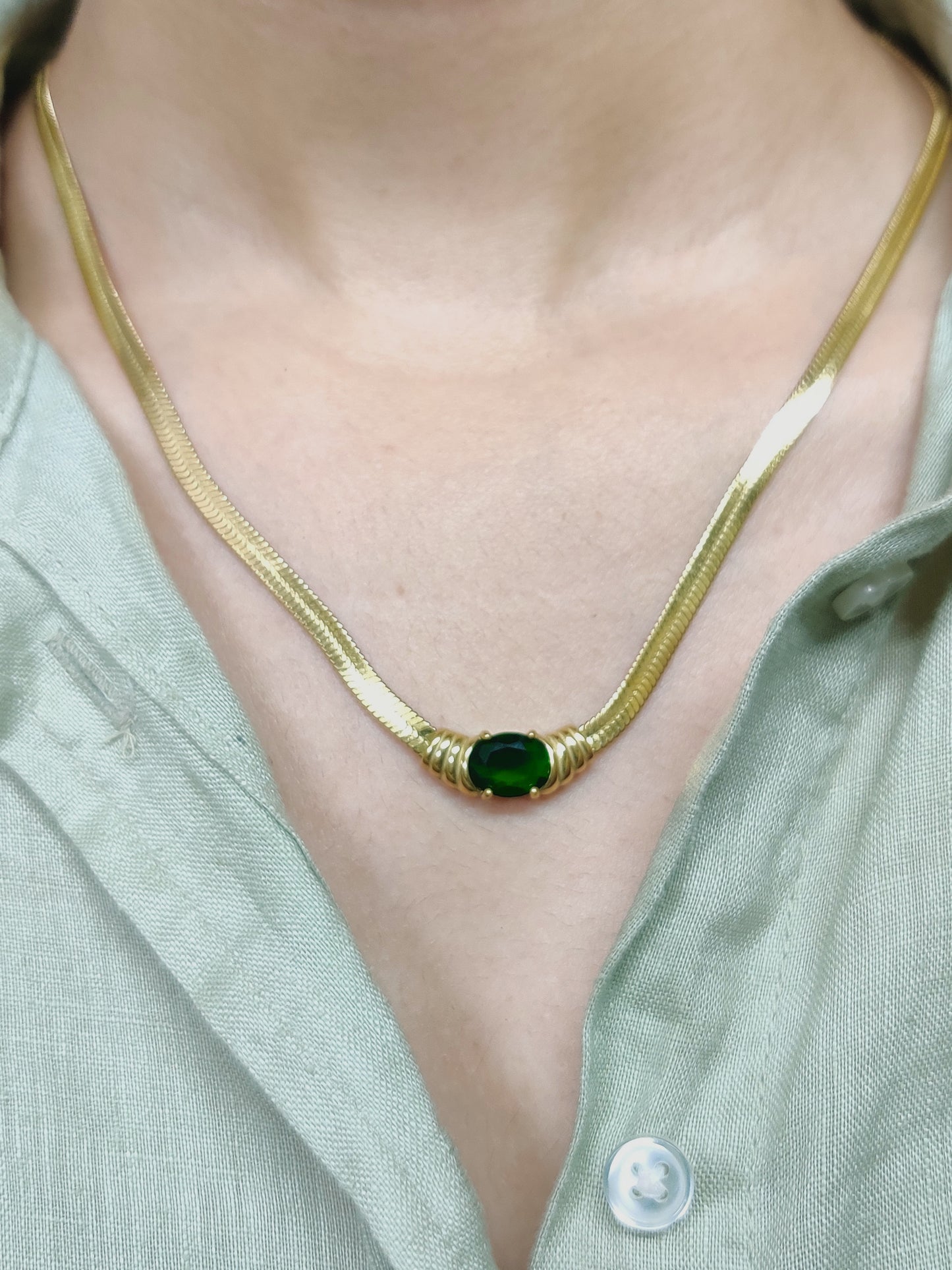 Cali Necklace- Emerald