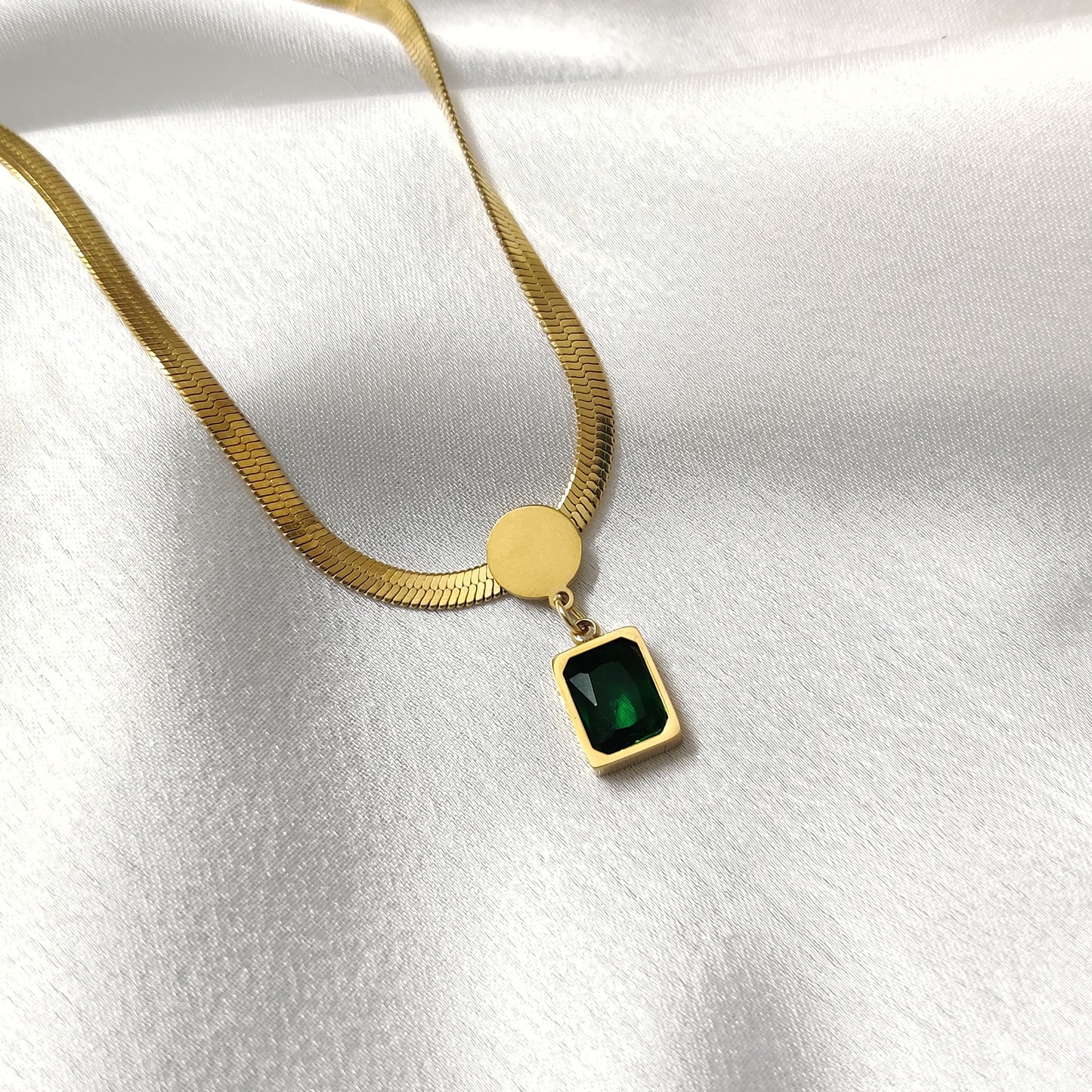 Skye Necklace- Emerald