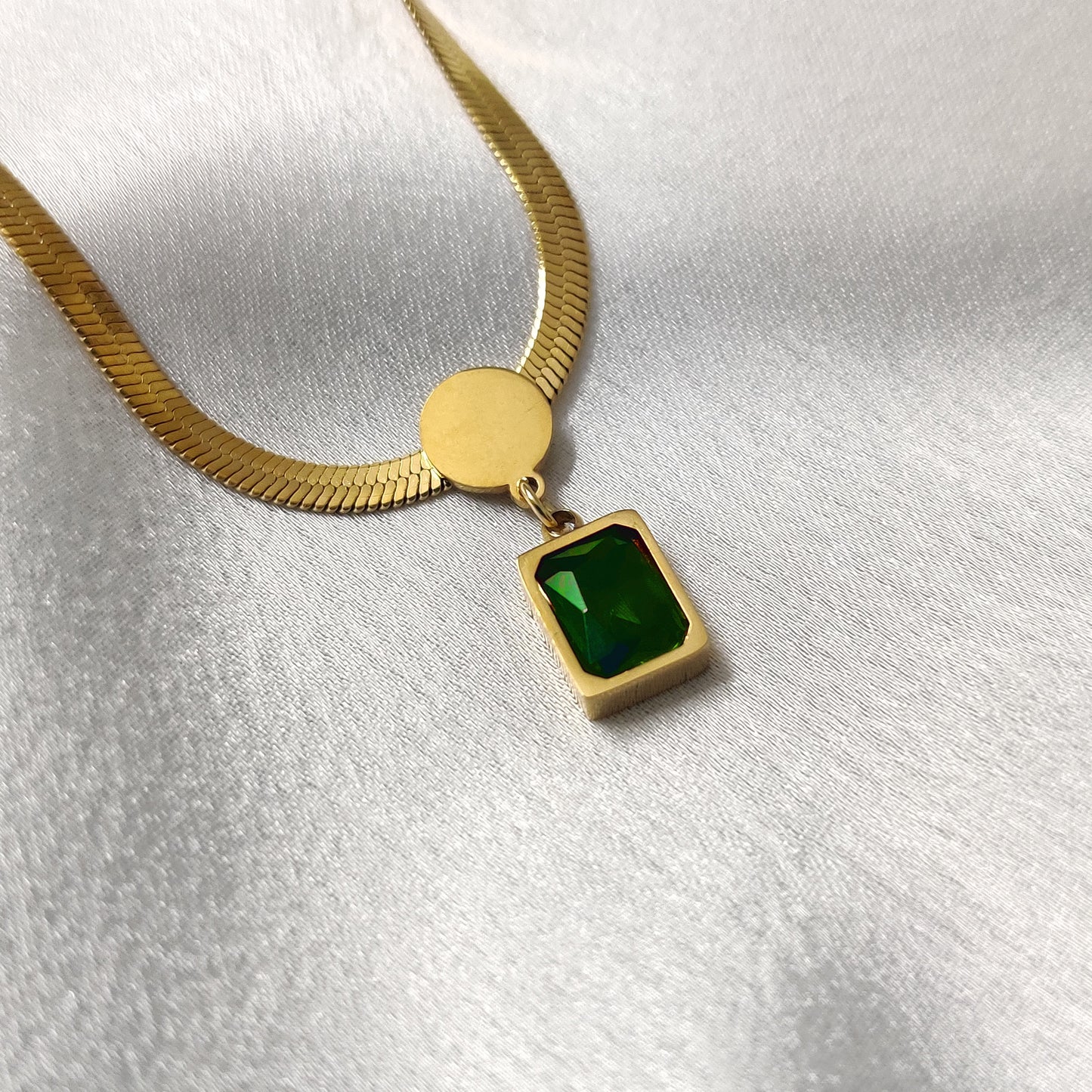 Skye Necklace- Emerald