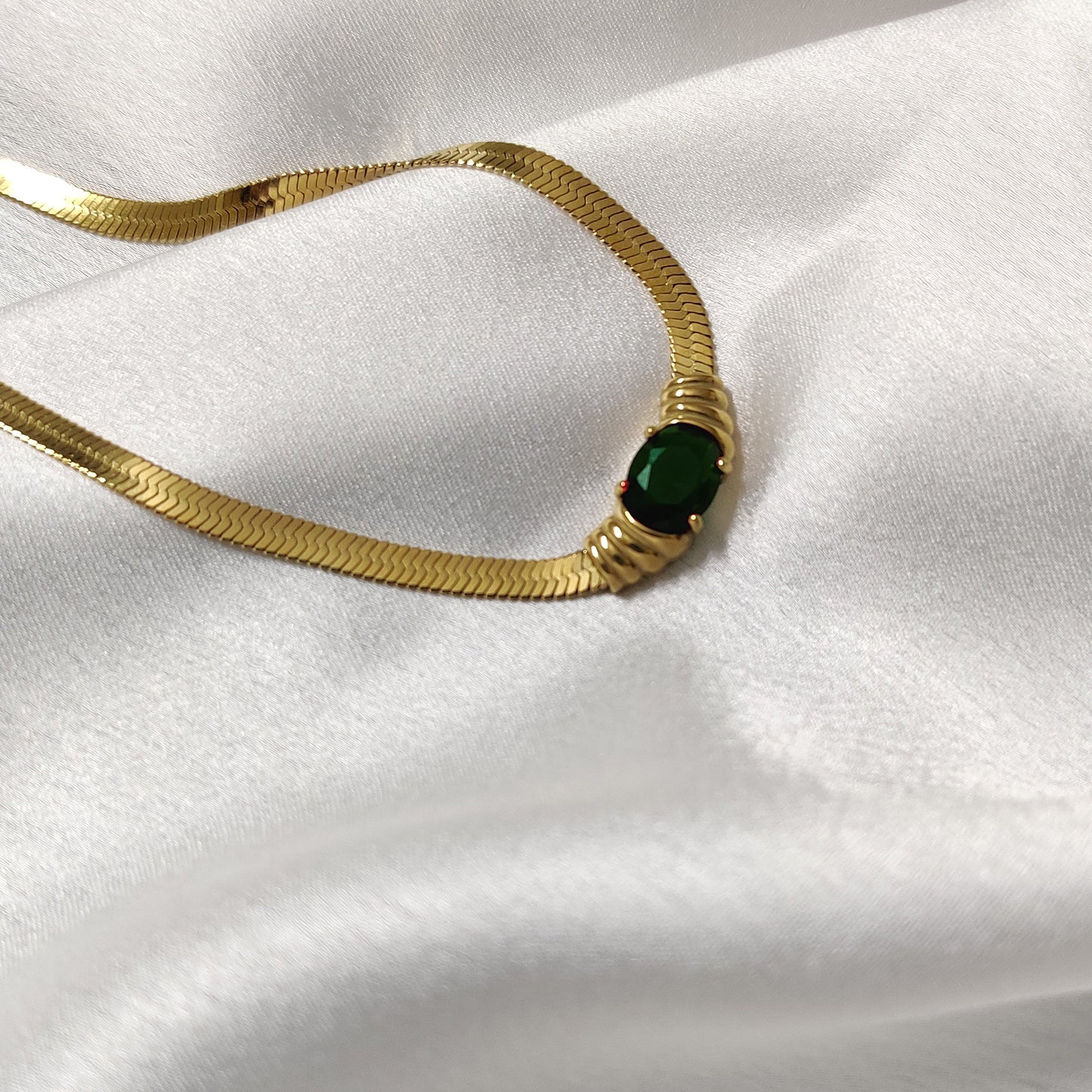 Cali Necklace- Emerald