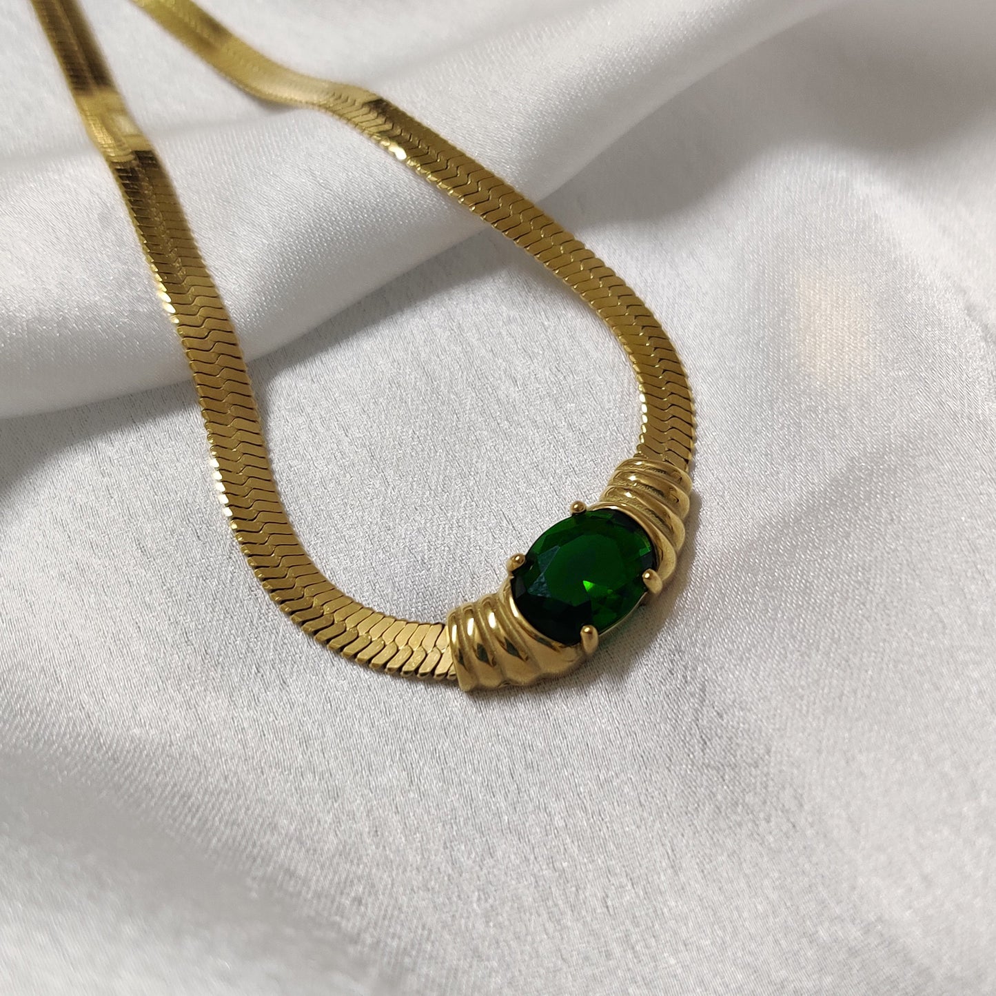 Cali Necklace- Emerald