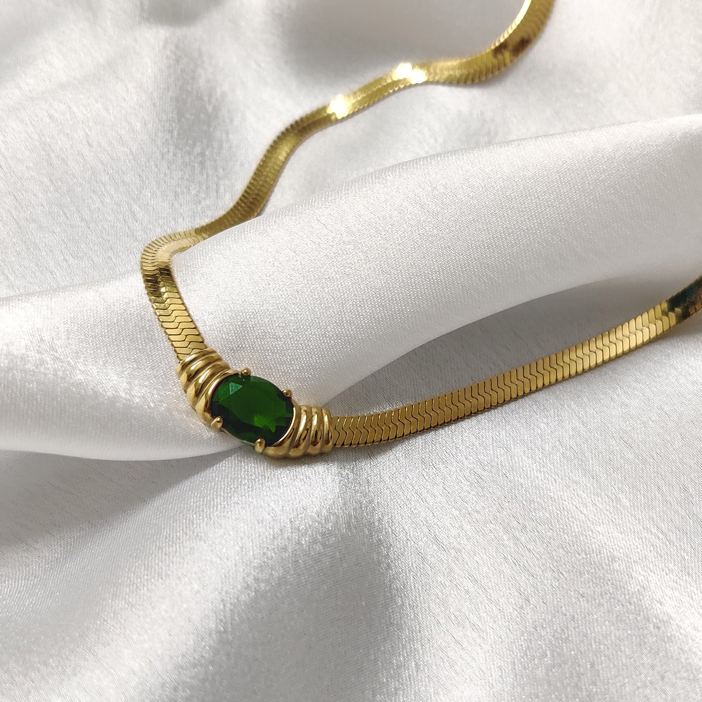 Cali Necklace- Emerald