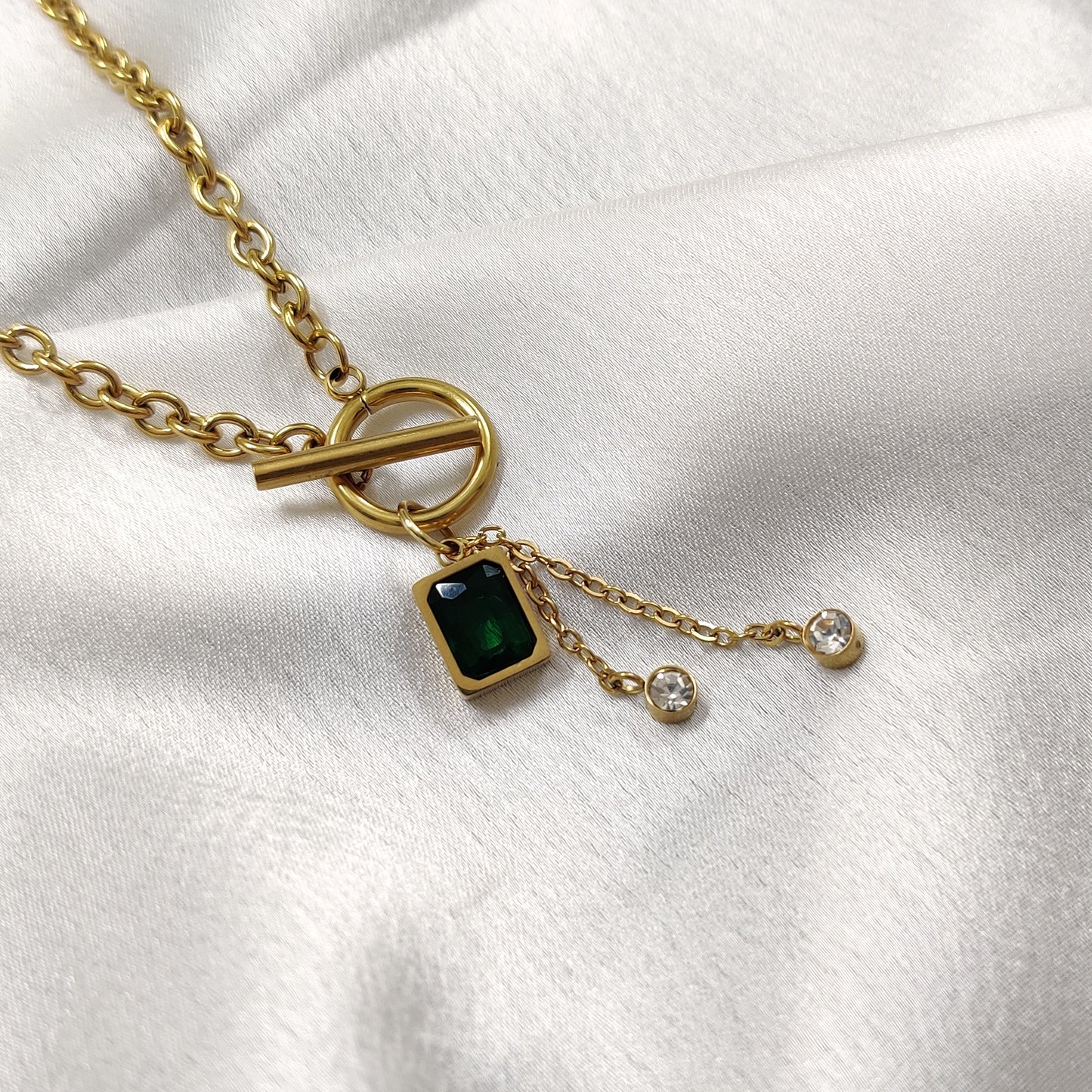 Esme Necklace- Emerald