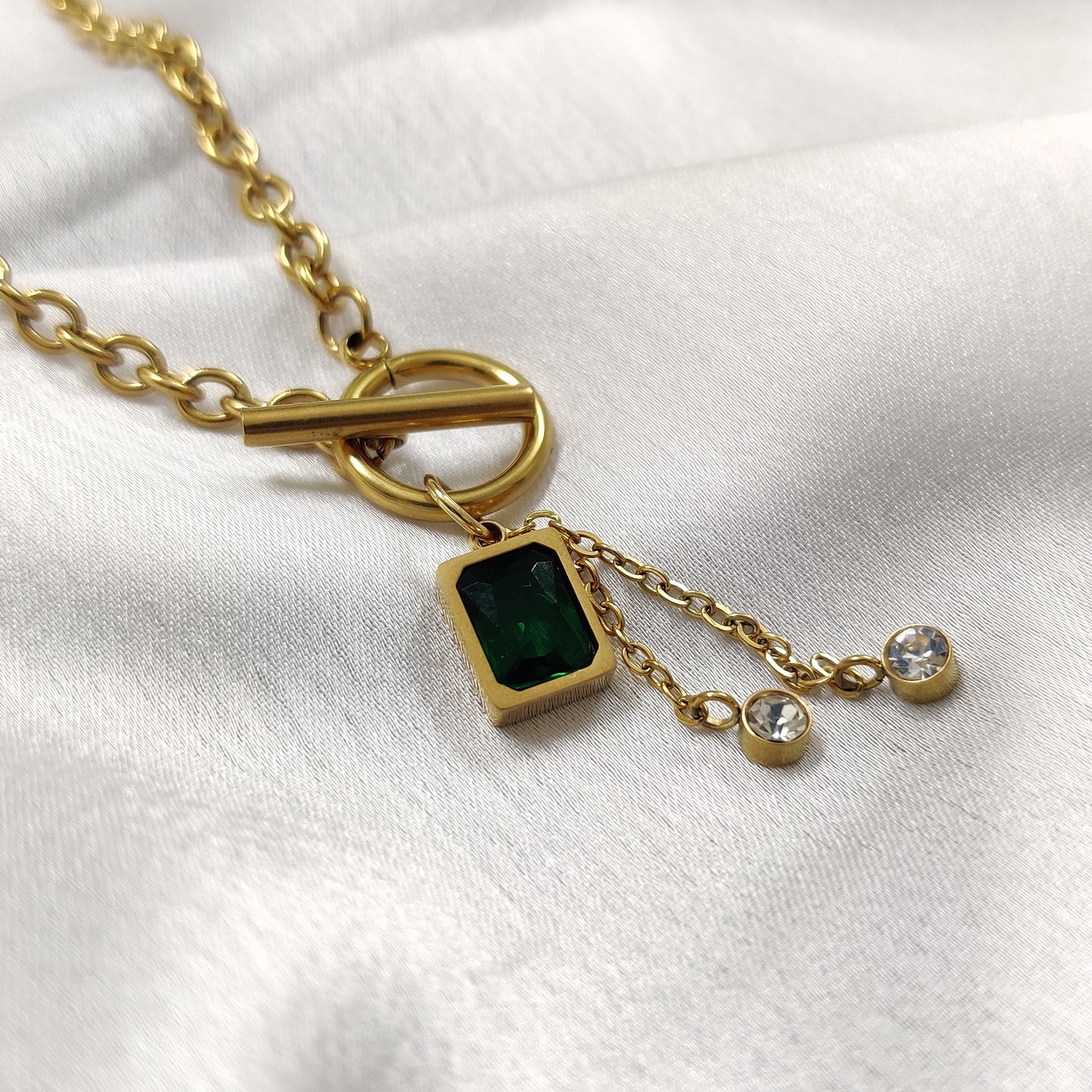 Esme Necklace- Emerald