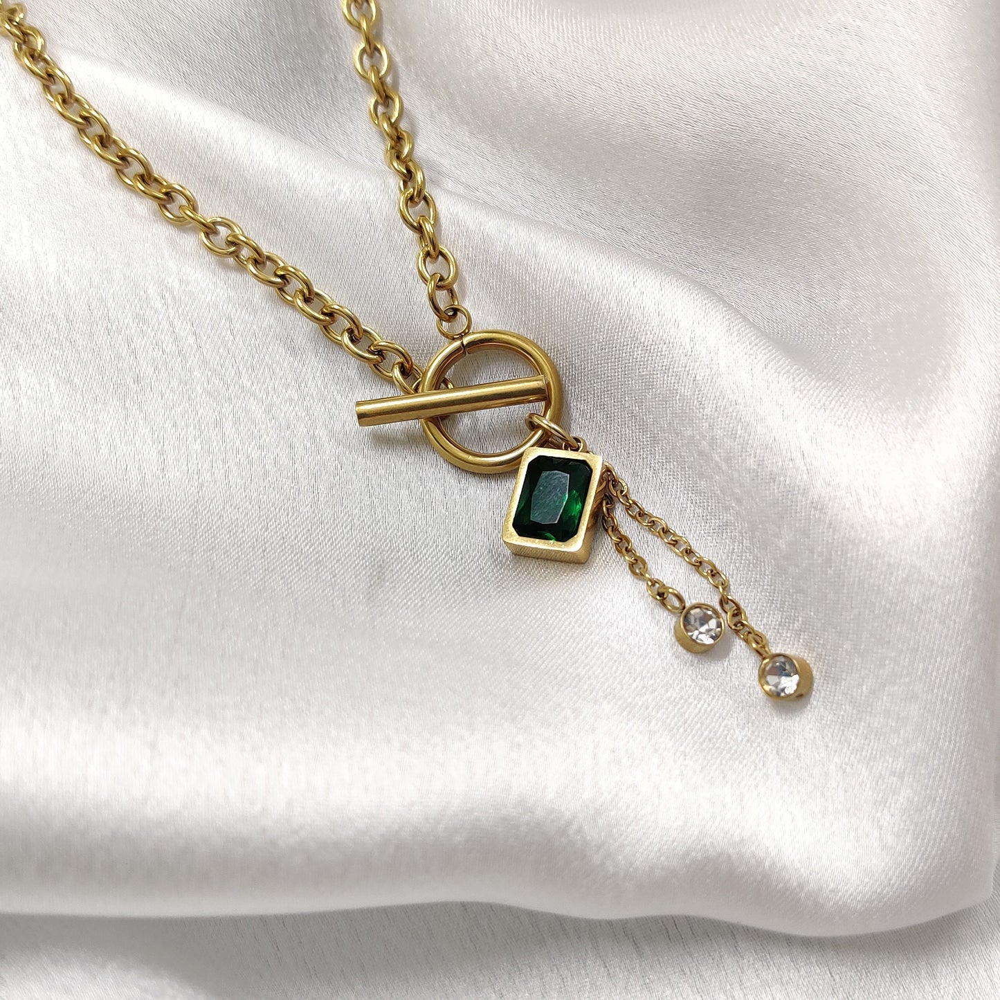 Esme Necklace- Emerald