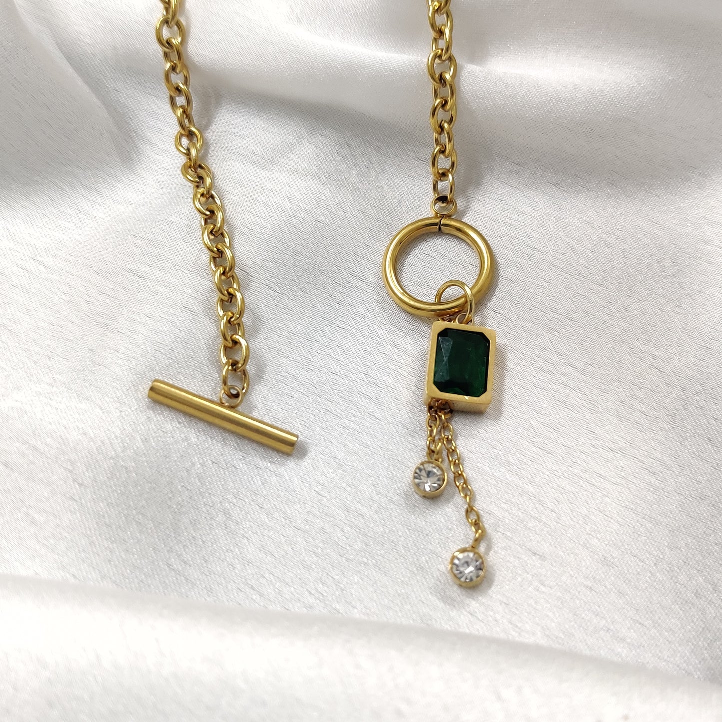 Esme Necklace- Emerald