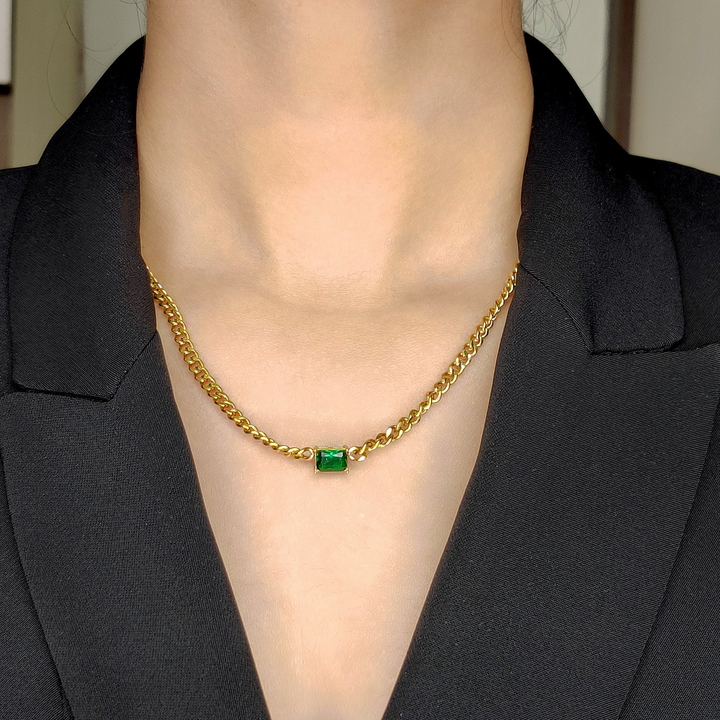 Lola Emerald Necklace