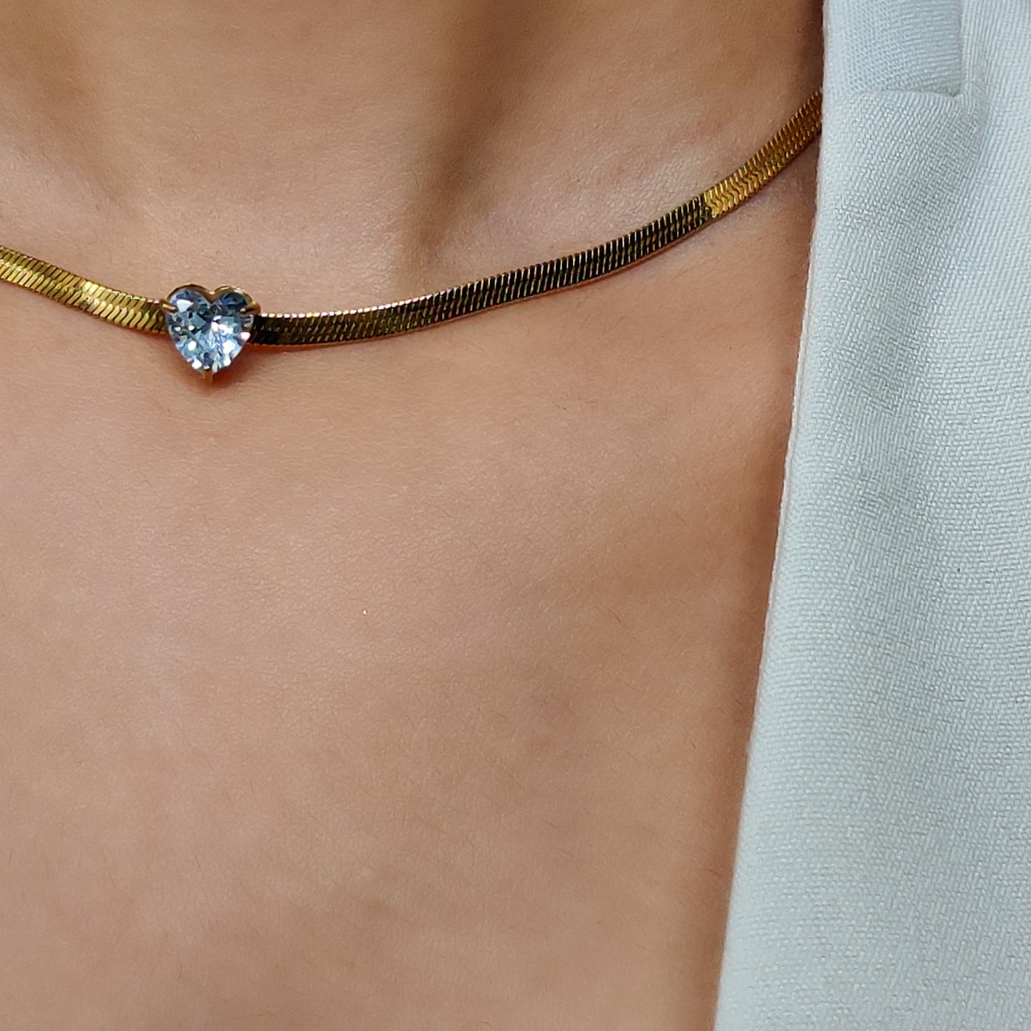 Crystal Heart Necklace