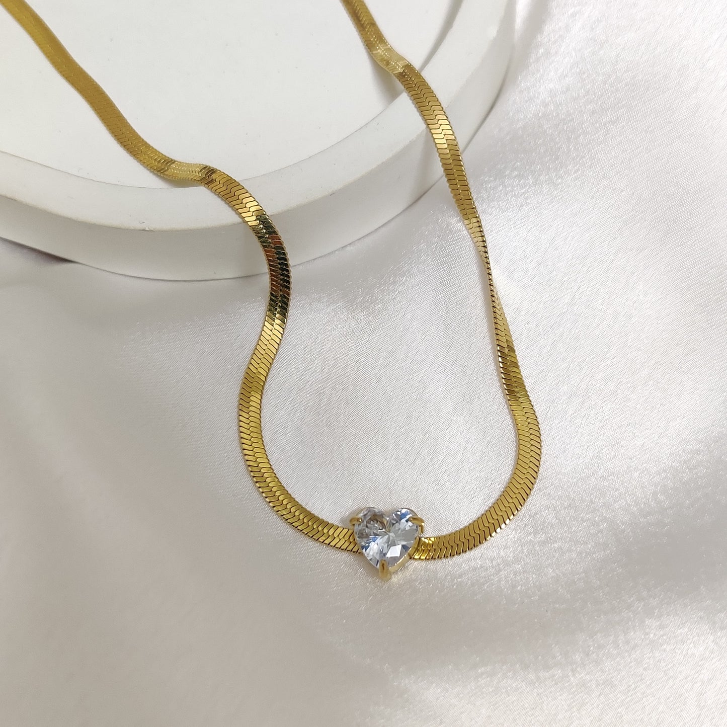 Crystal Heart Necklace