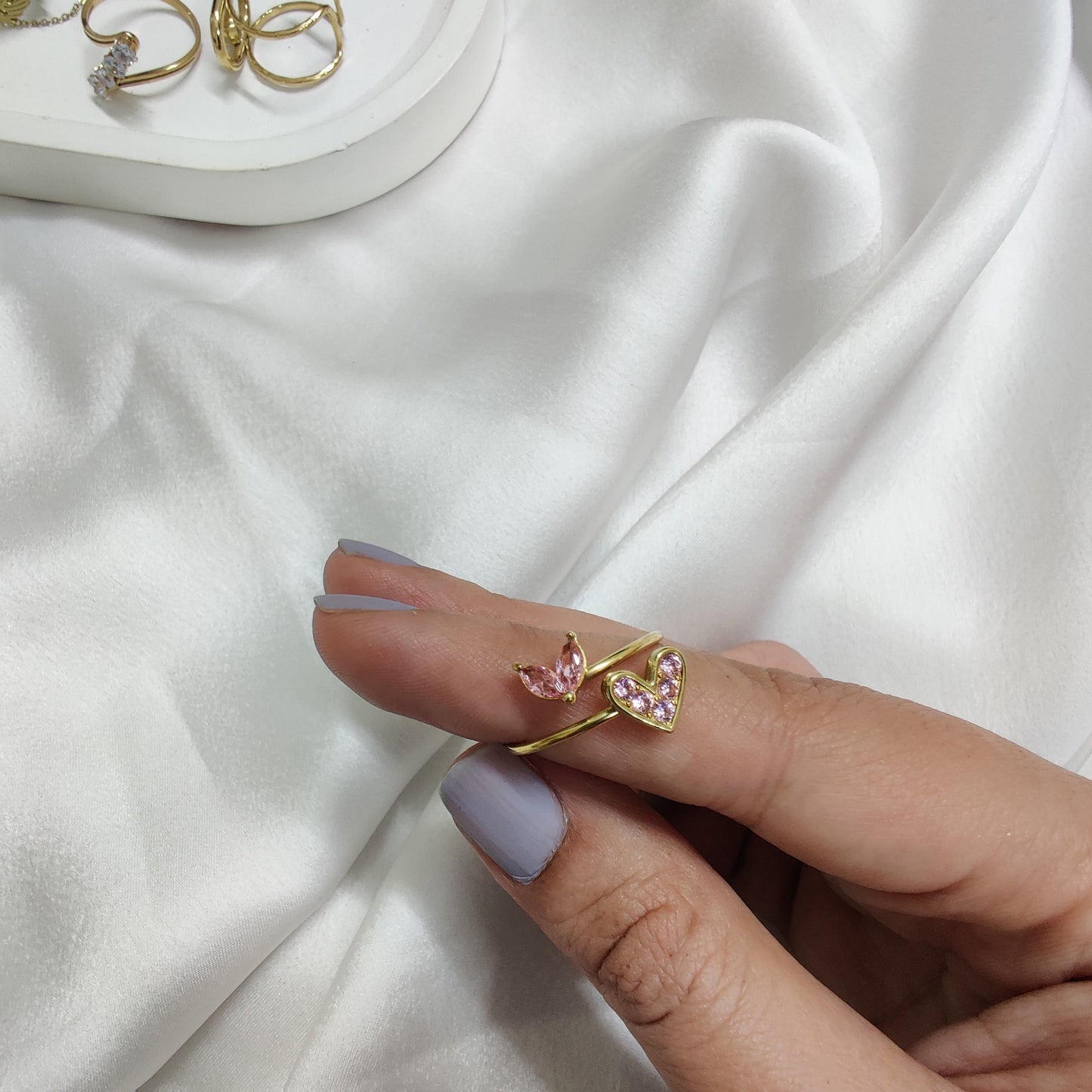 Heart Ring- Rose