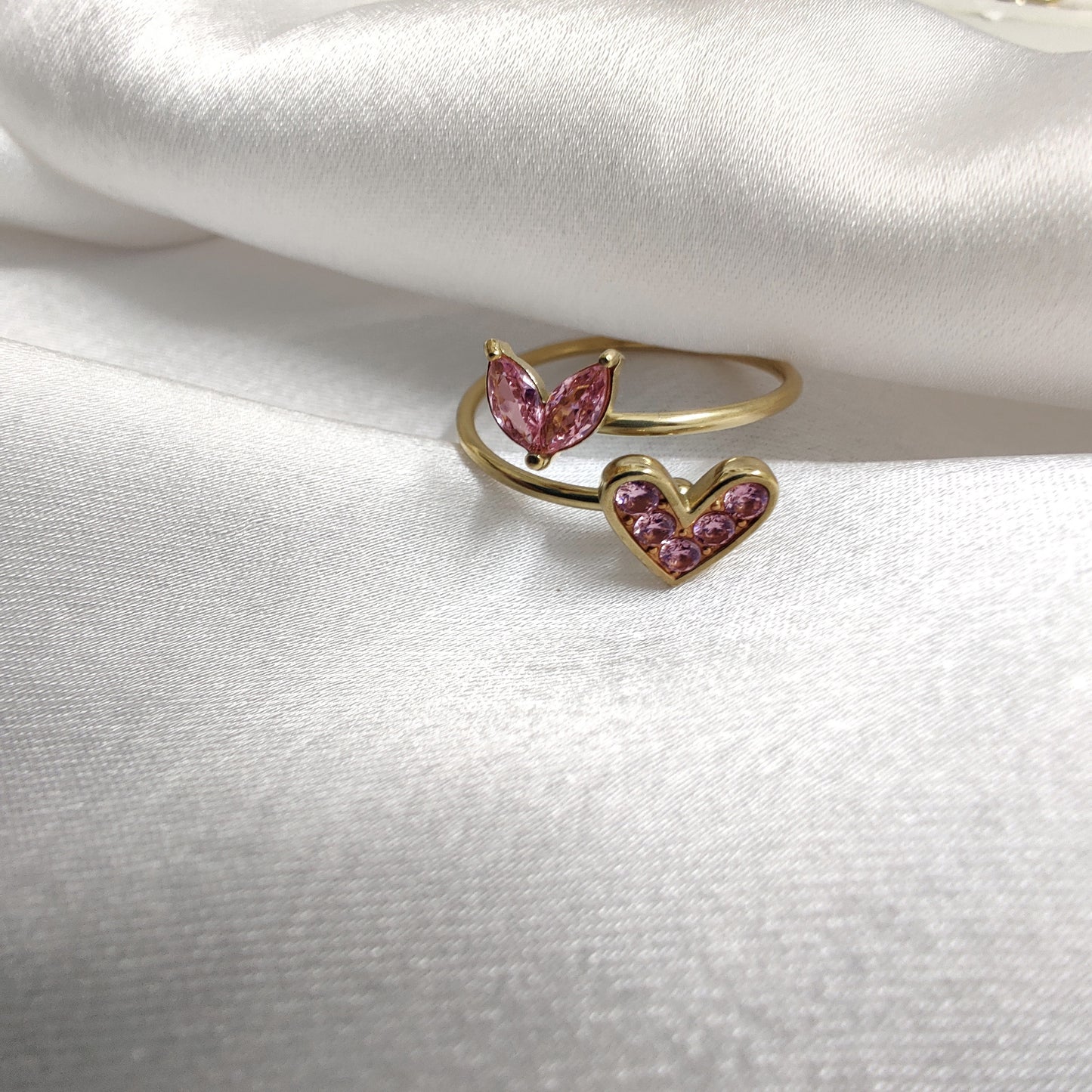 Heart Ring- Rose