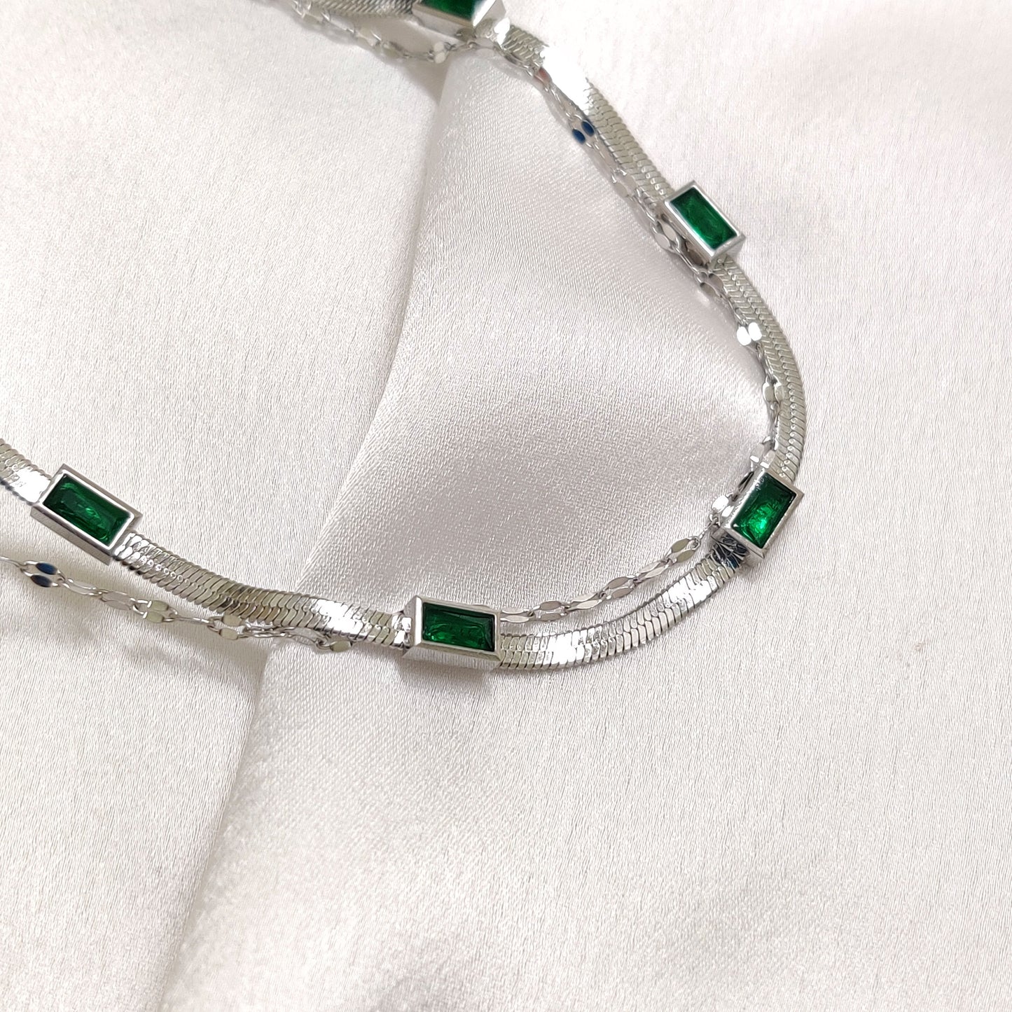 Callie Necklace-Silver