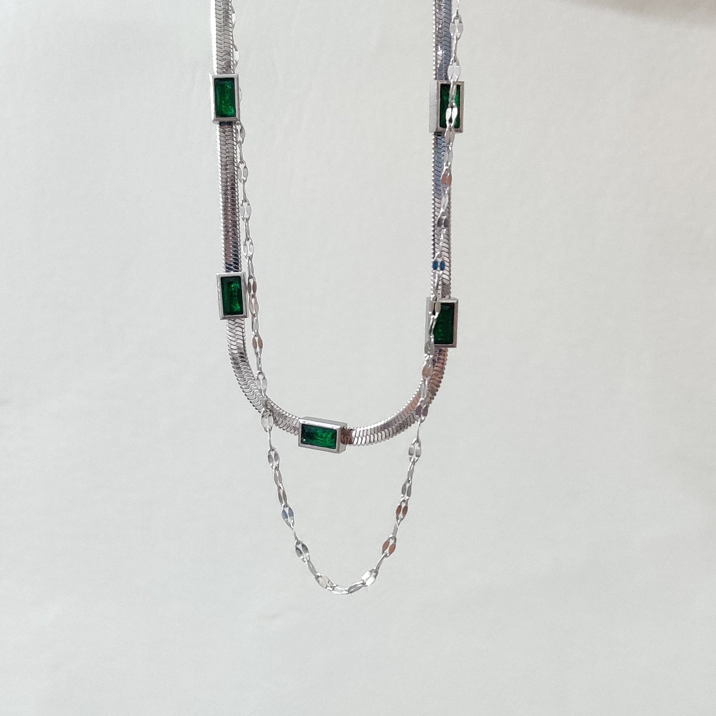 Callie Necklace-Silver