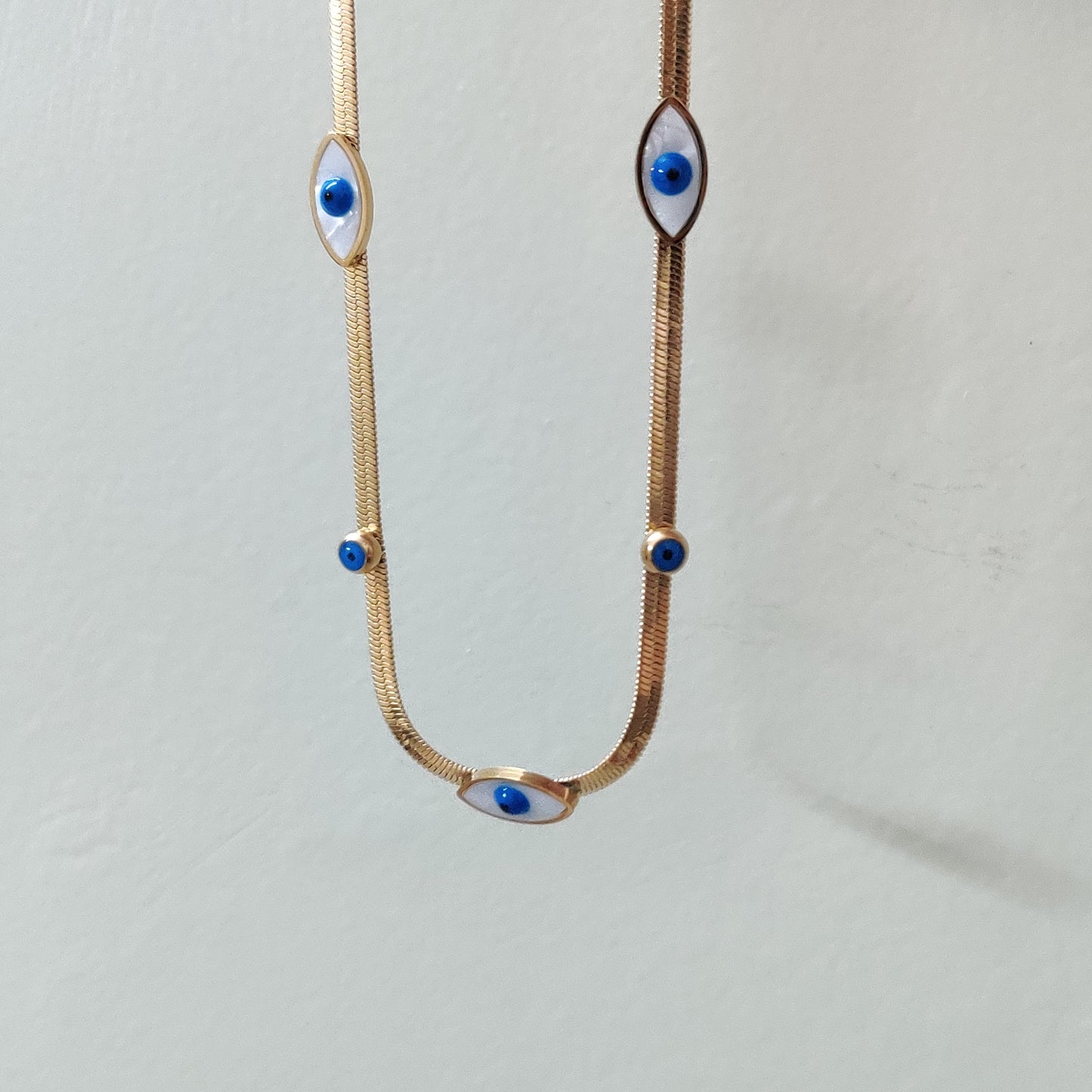 Evil Eye Necklace- Gold