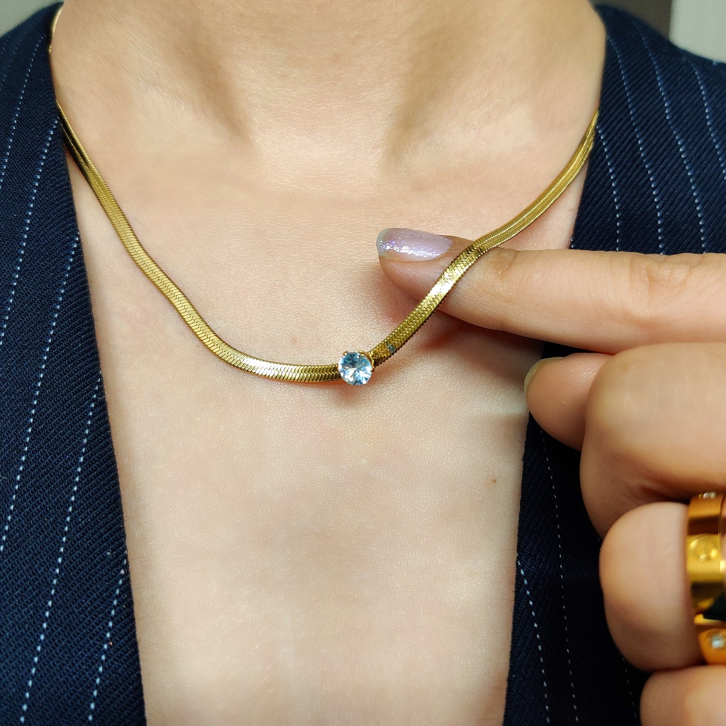 Diamond Viper Necklace