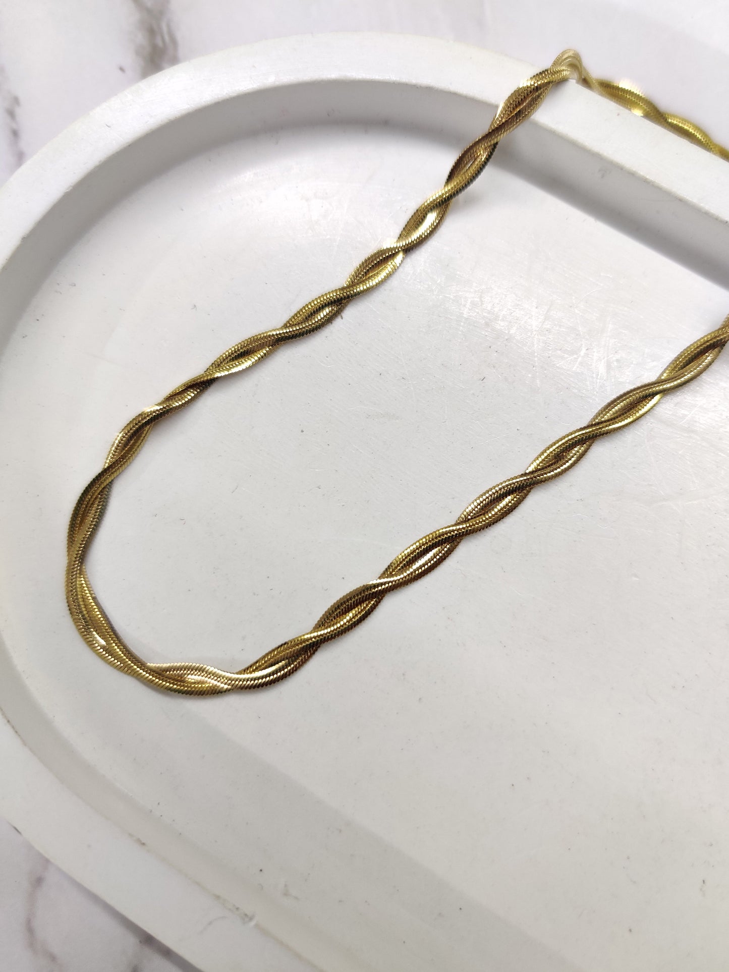 Twisted Viper Necklace- Thin