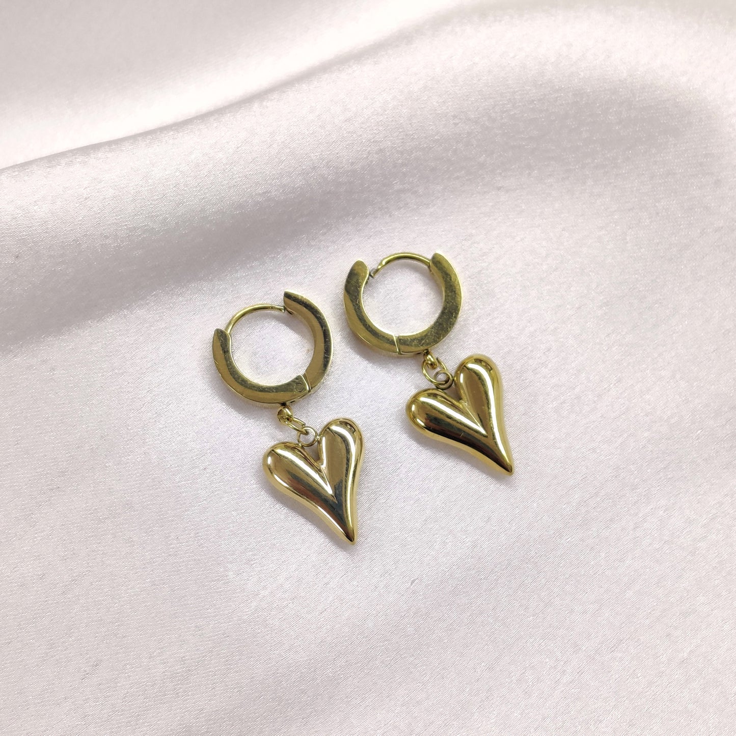 Evelyn Earrings- Thick Ring