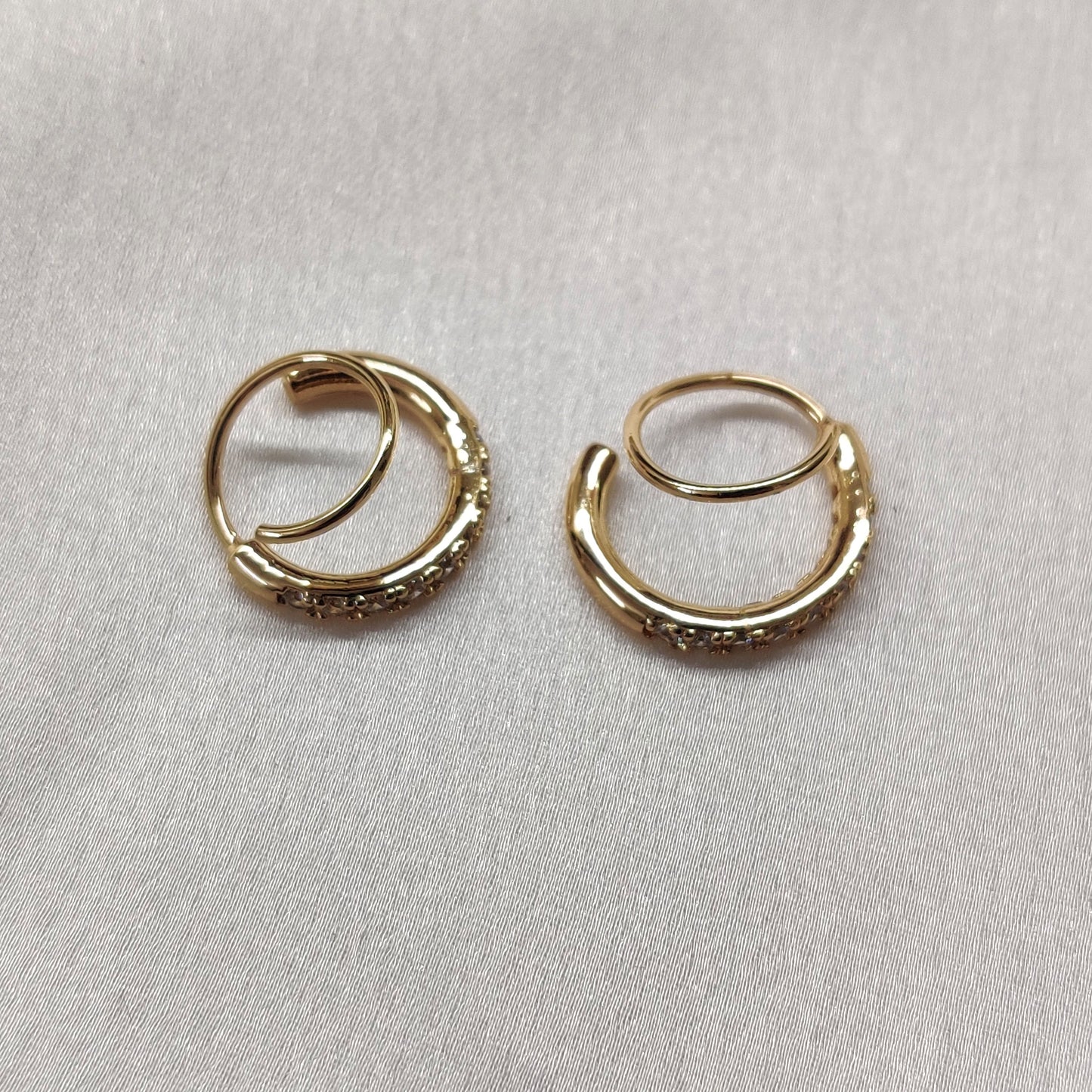 Mavis Coil Earrings- Rose gold