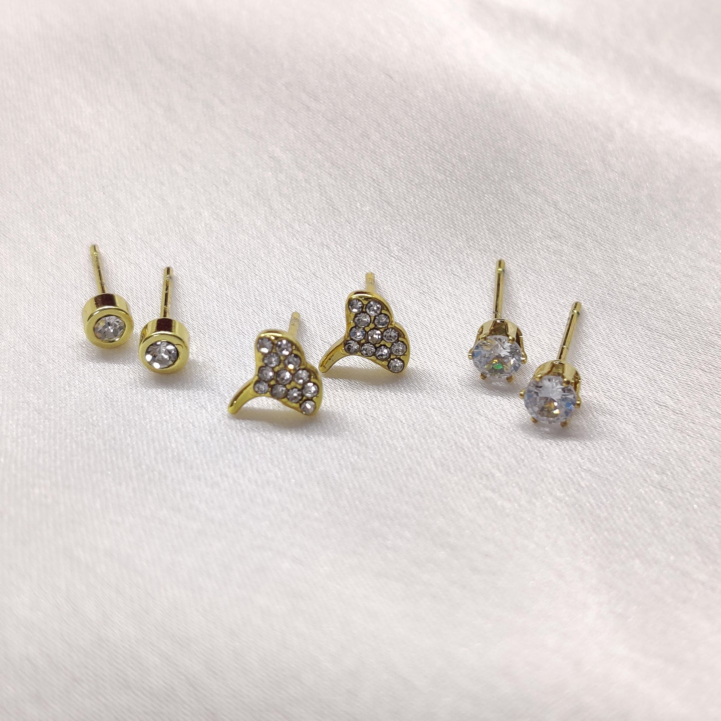 Leaf Earrings- Set Of 3