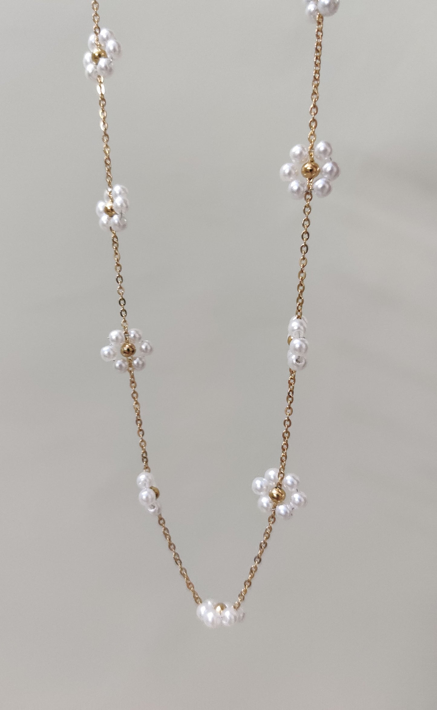 Pearl Flower Necklace
