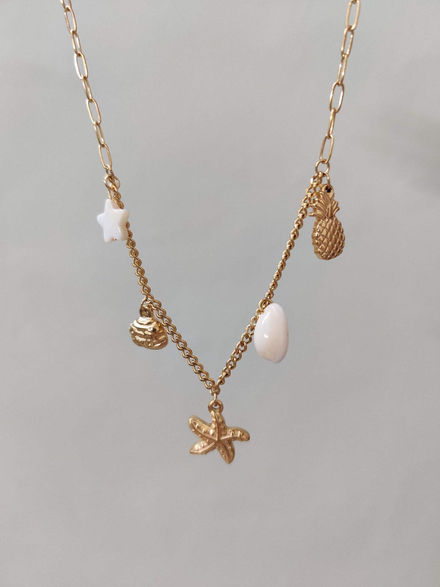 Sea Shell Charm Necklace