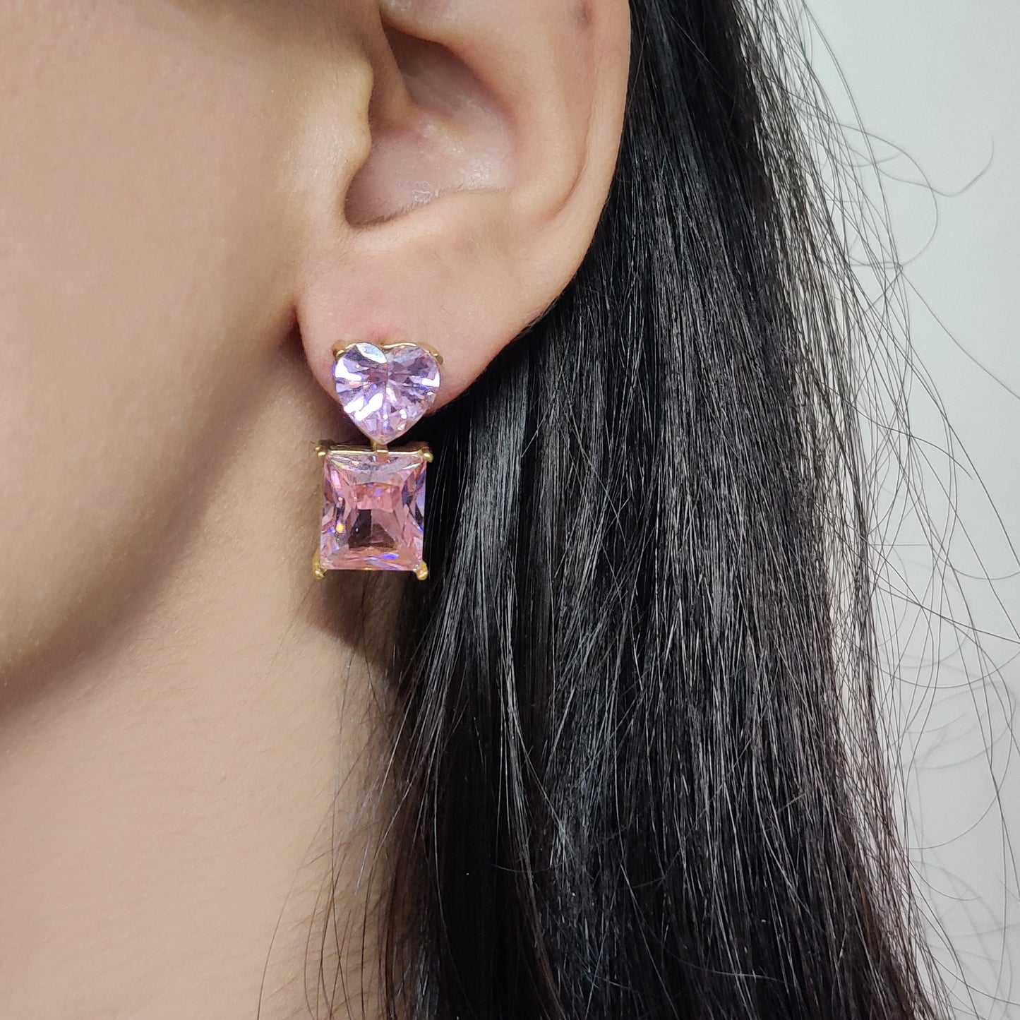 Skylar Earrings- Rose