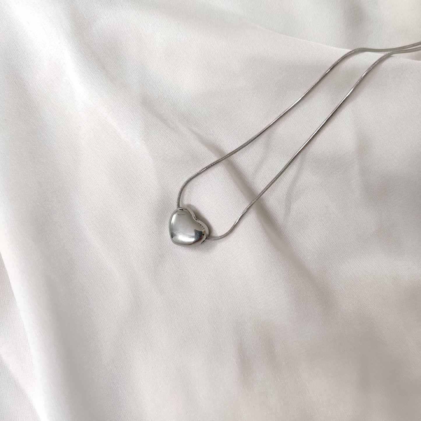 Elise Necklace-Silver