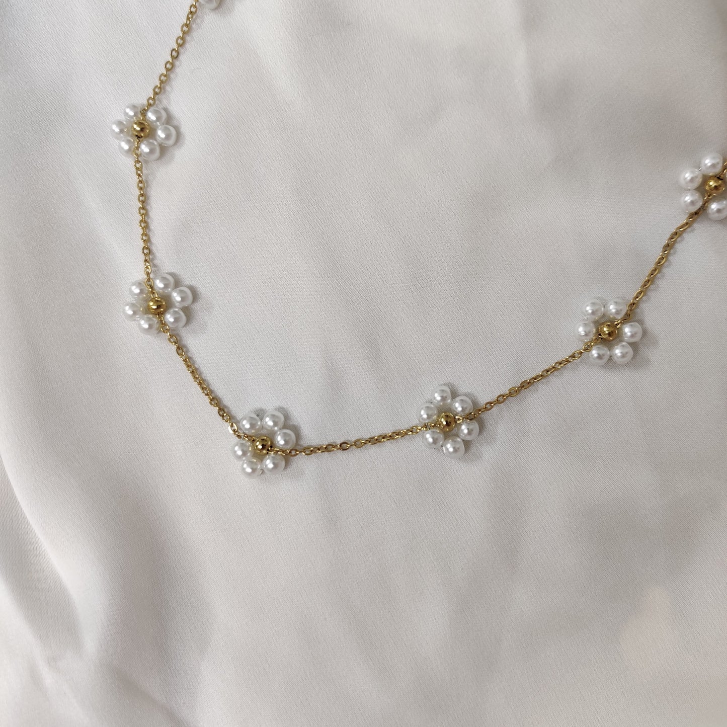 Pearl Flower Necklace