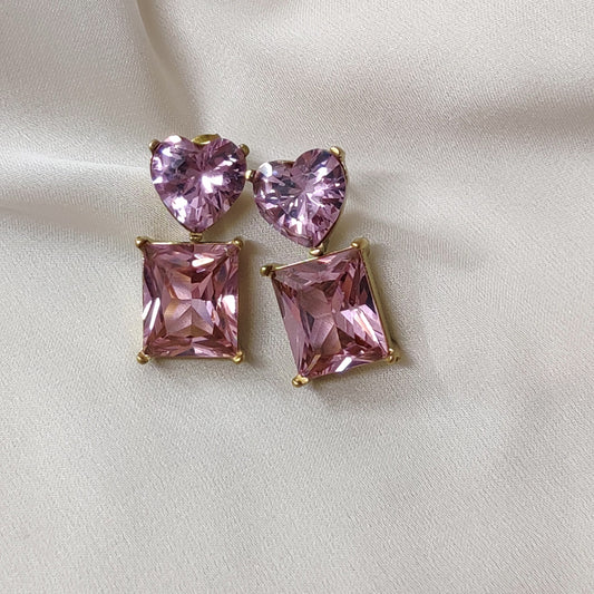 Skylar Earrings- Rose