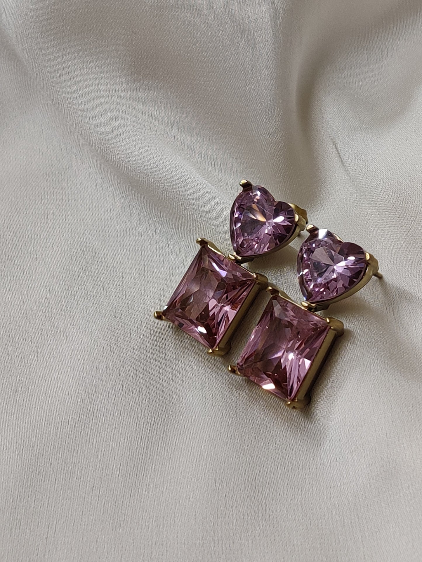 Skylar Earrings- Rose