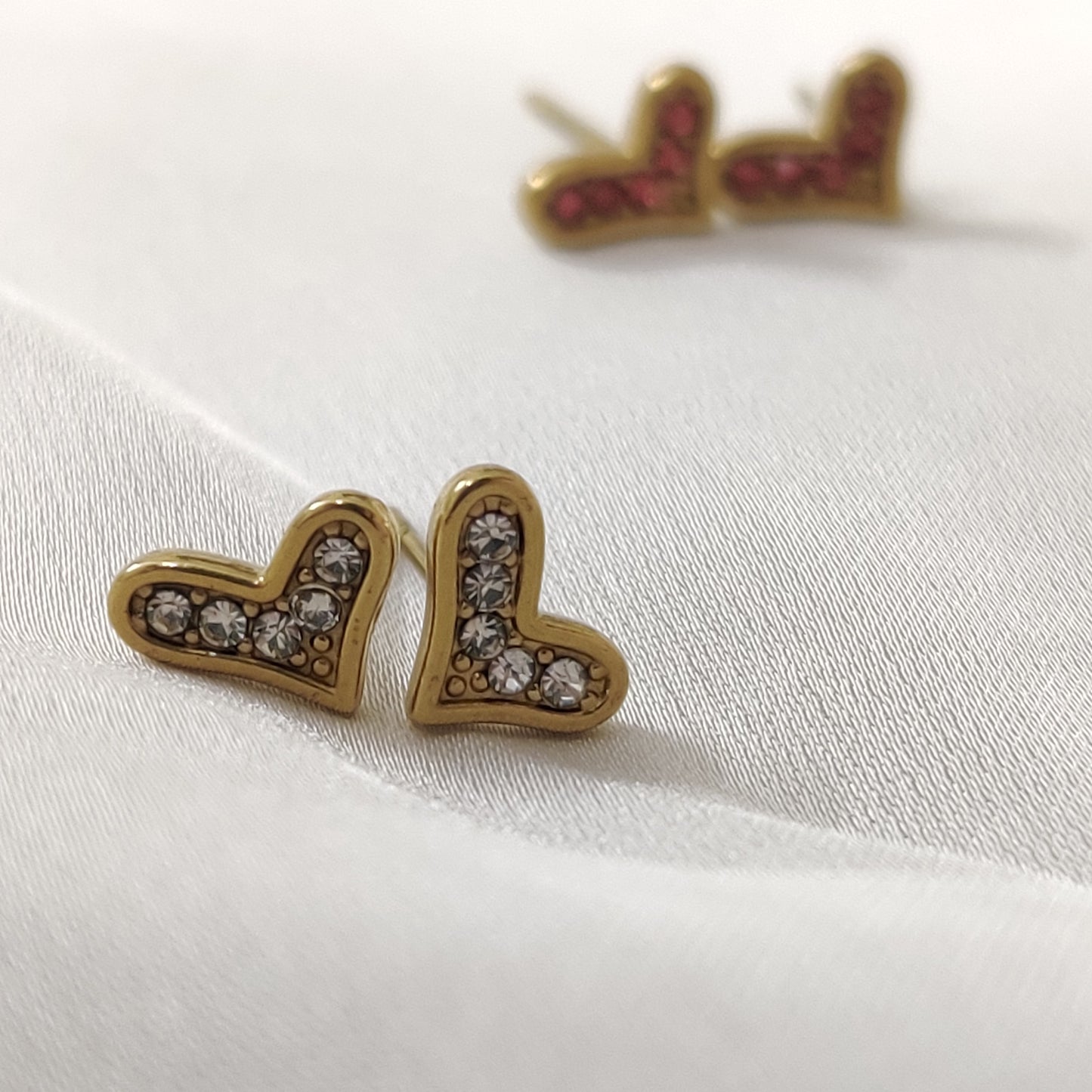 Quincy Earrings- white